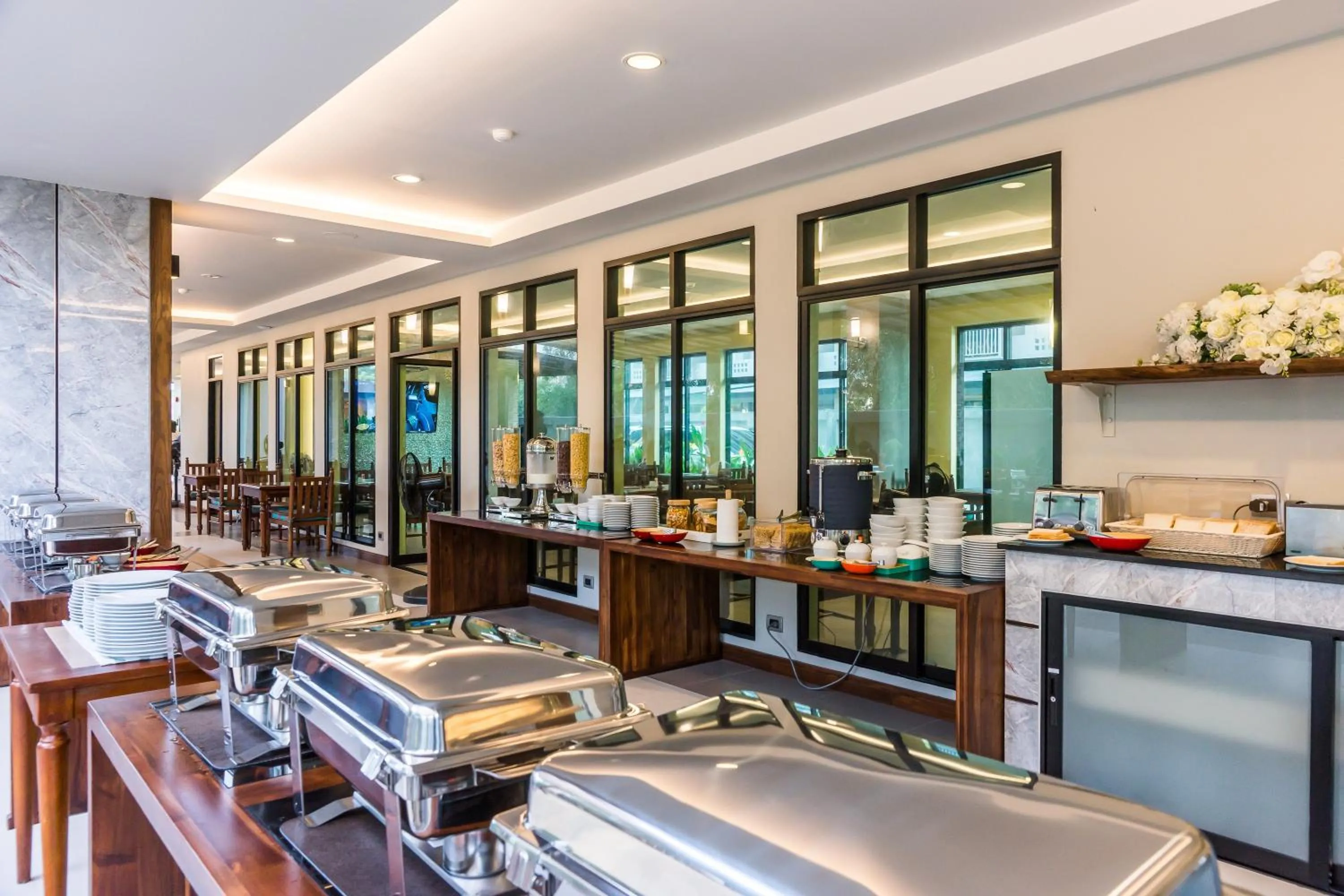 Breakfast in Olive Tree Hotel Pattaya