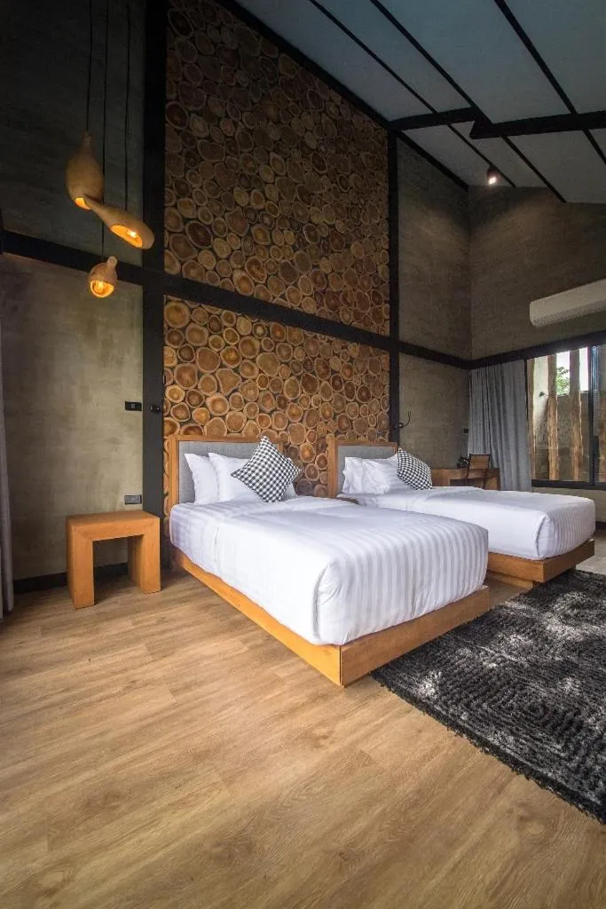 Bed in Vino Neste Private Pool Villas