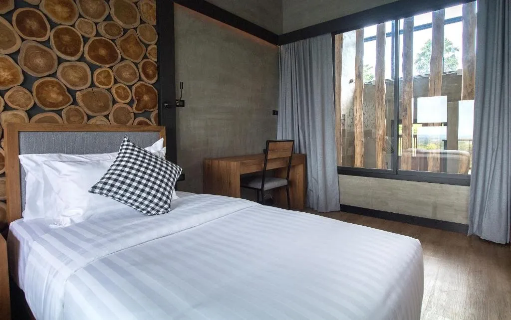 Bed in Vino Neste Private Pool Villas