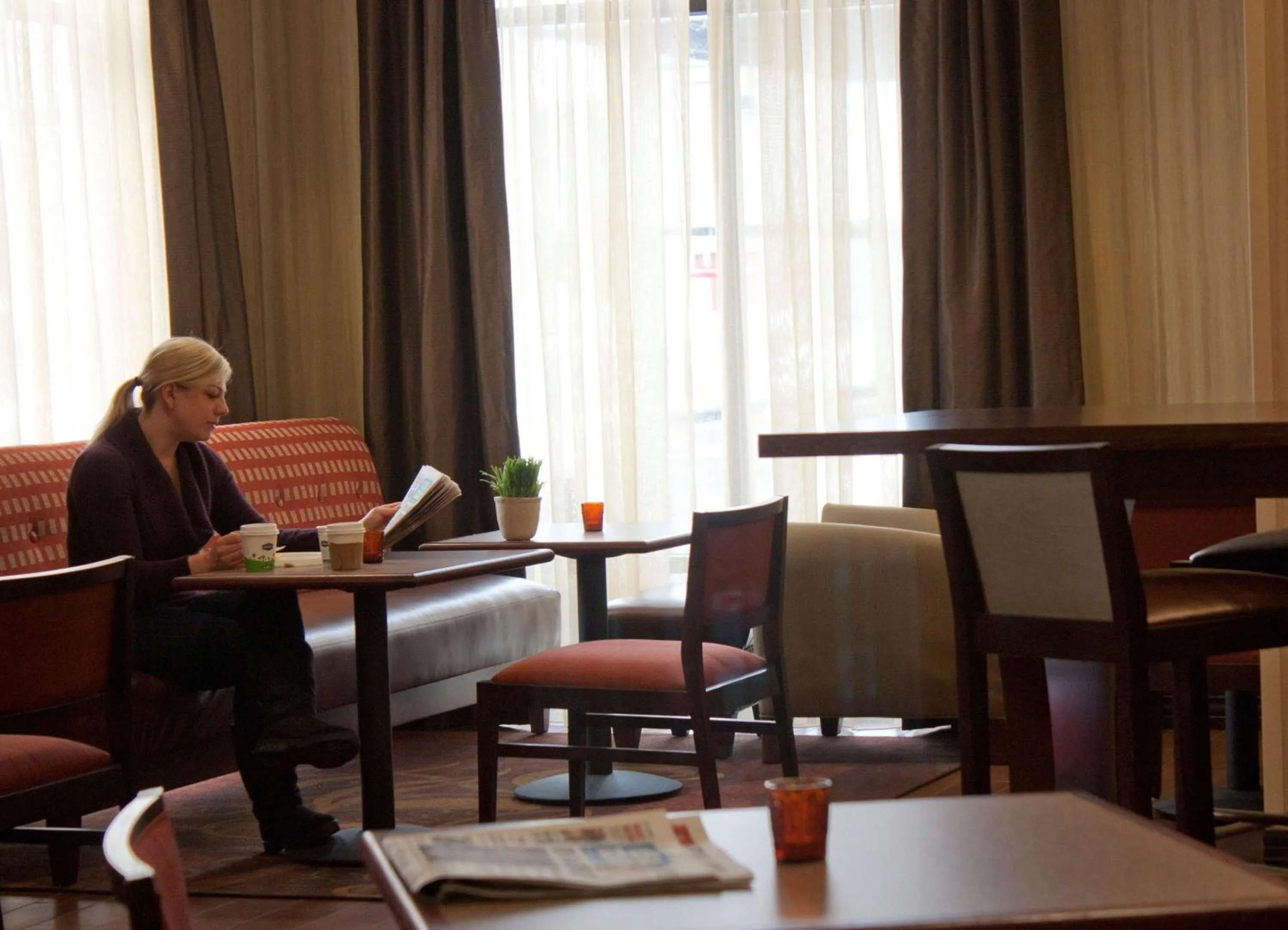 Lobby or reception in Hampton Inn - Burlington