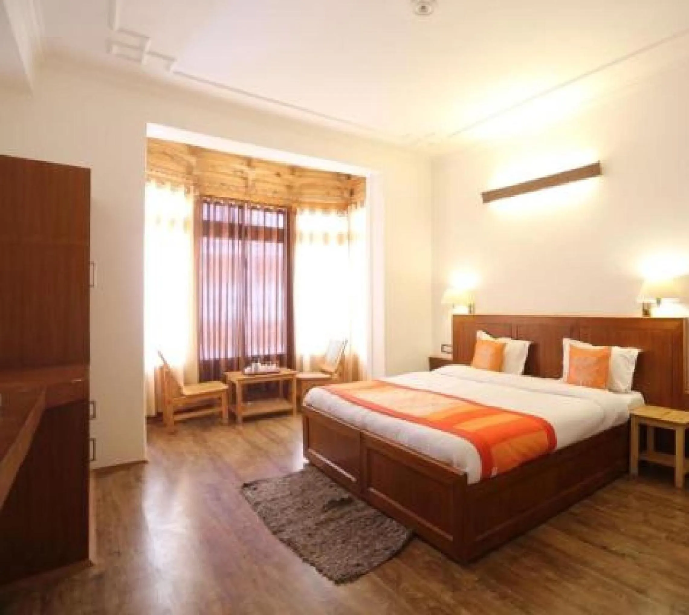 Bedroom, Bed in Himalayan Retreat-Karzoo