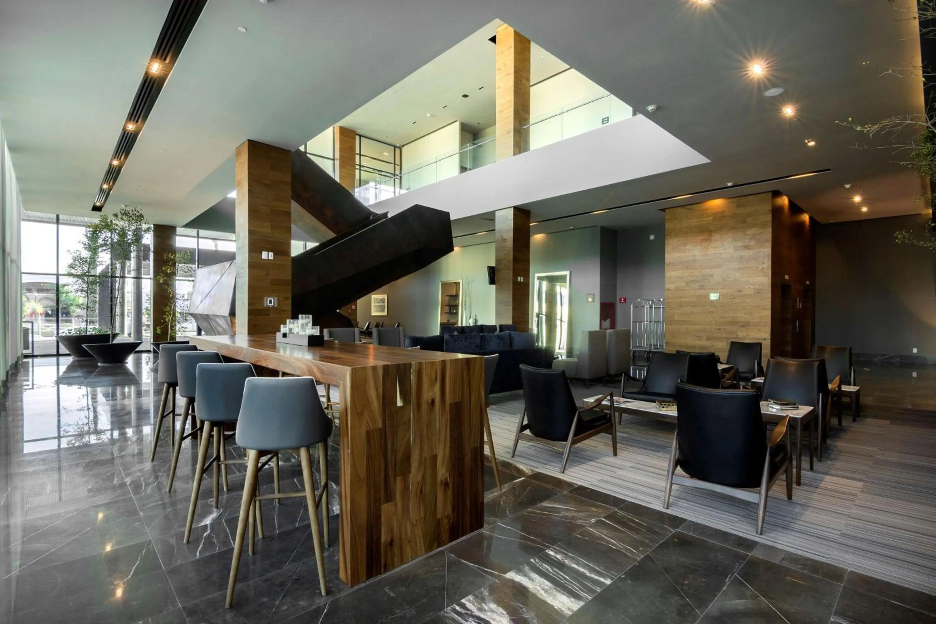 Lobby or reception in Hilton Garden Inn Aguascalientes