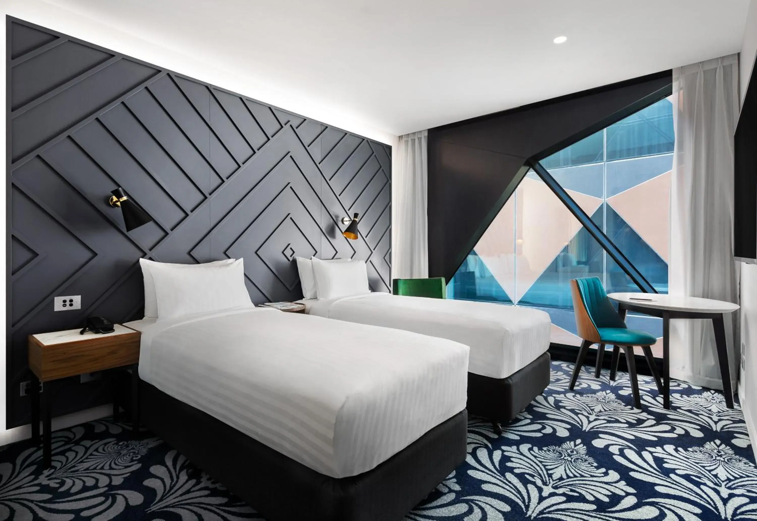Twin Acacia Room in West Hotel Sydney, Curio Collection by Hilton Twin Acacia Room in West Hotel Sydney, Curio Collection by Hilton