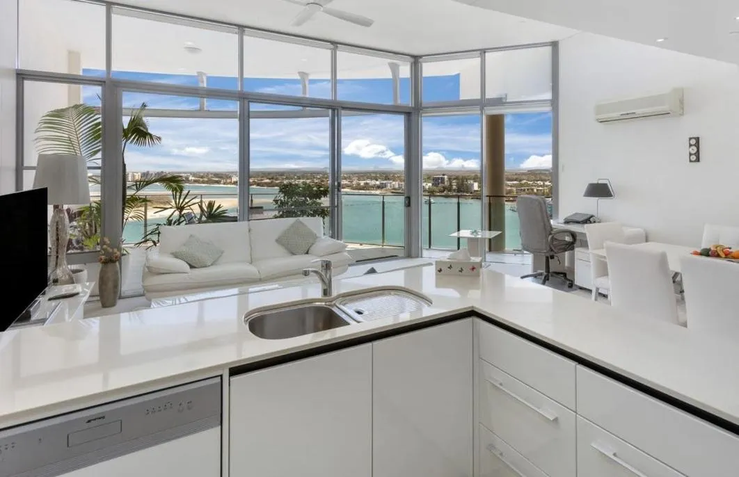Kitchen or kitchenette in Monaco Caloundra