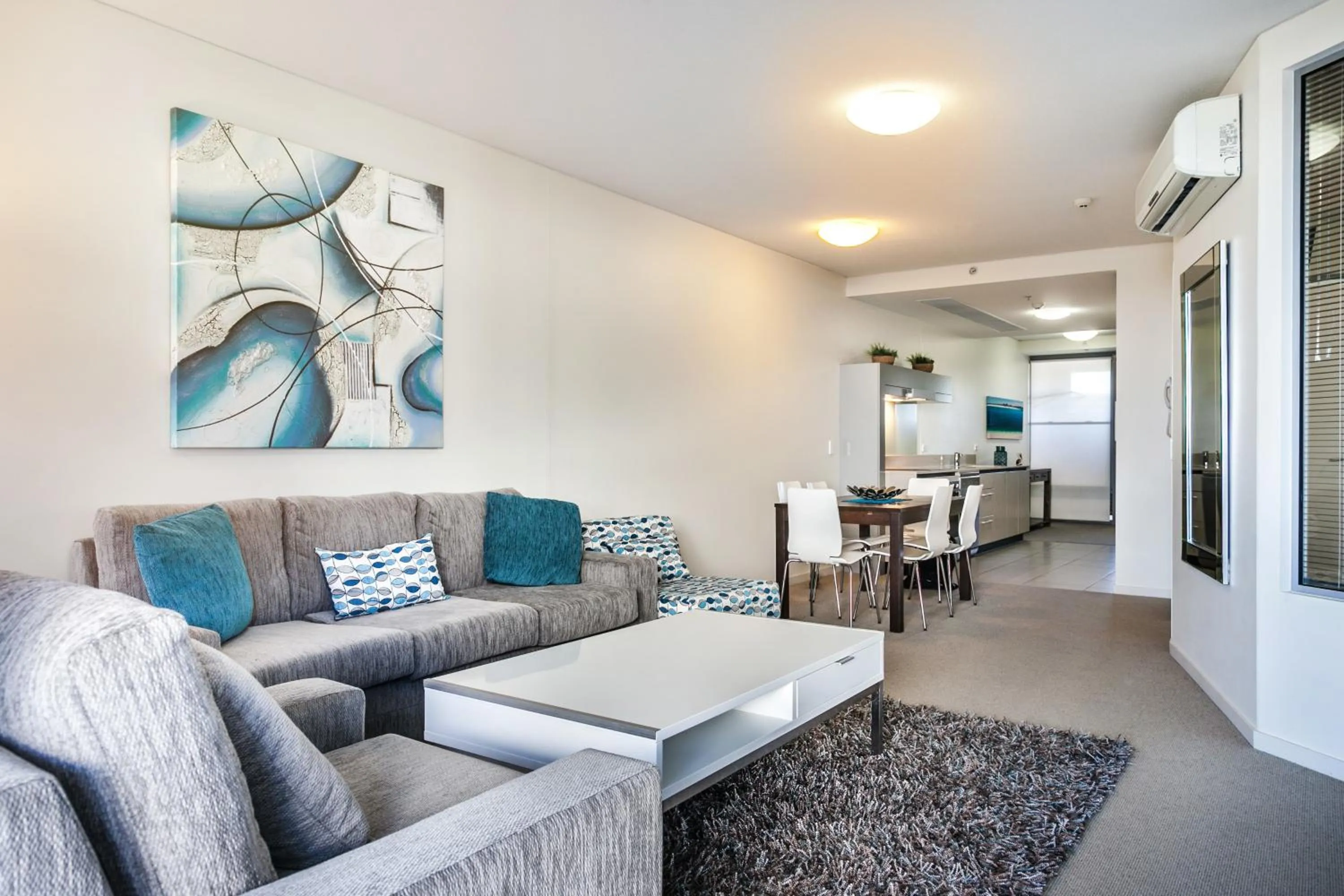 Living room in Monaco Caloundra