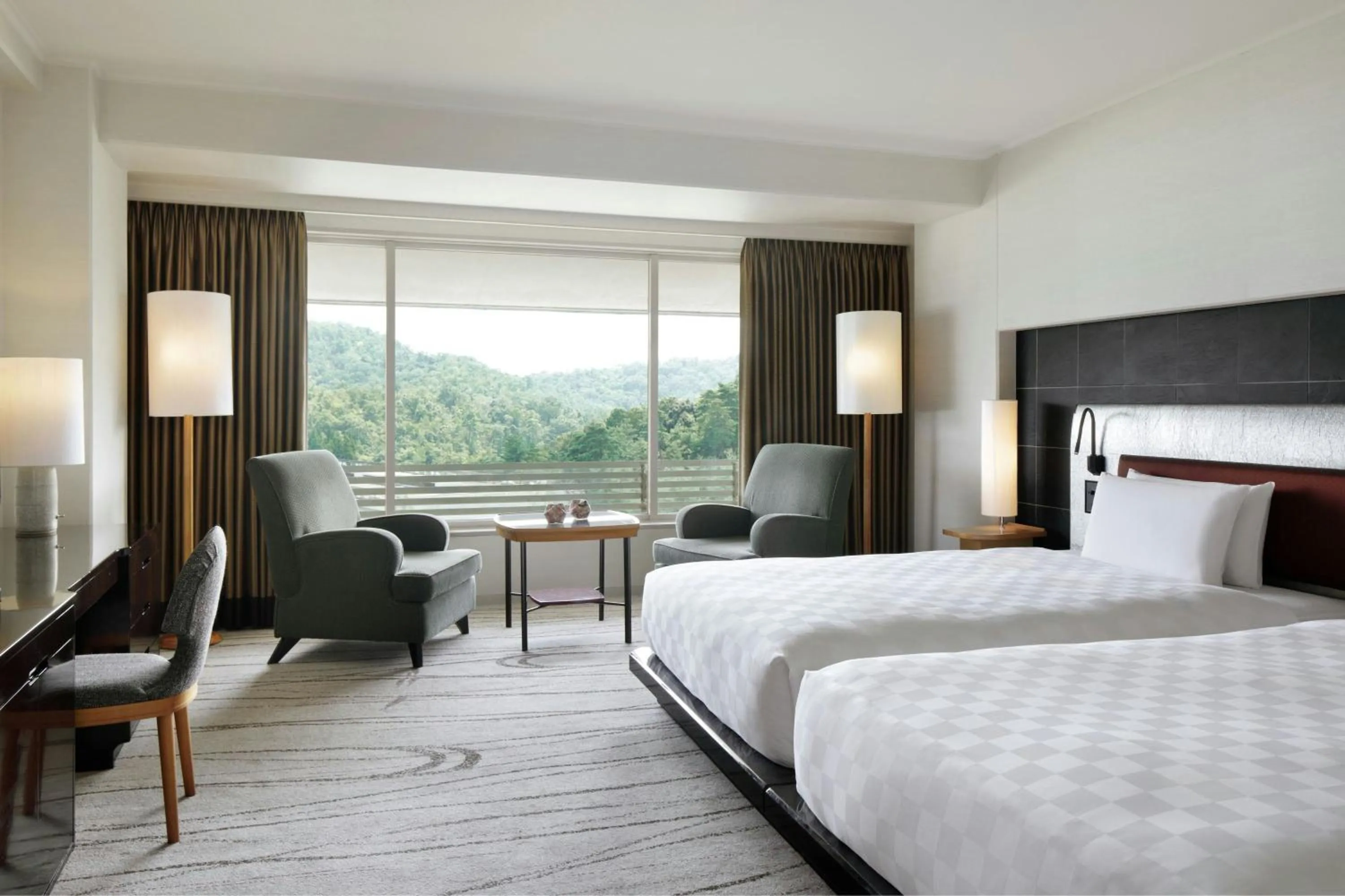 Photo of the whole room, Bed in The Prince Kyoto Takaragaike, Autograph Collection