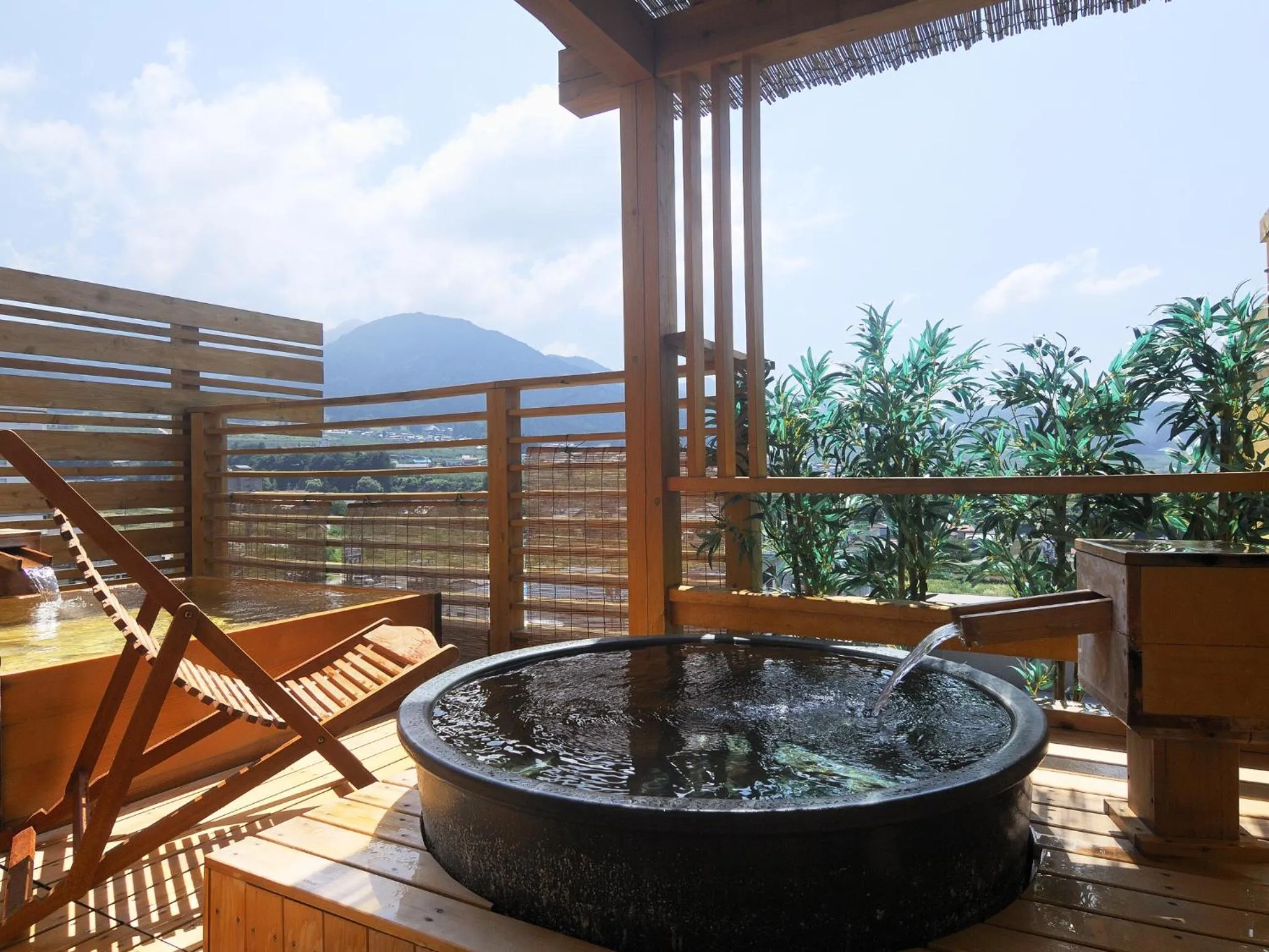 Hot Spring Bath in Hotel Tsubakino