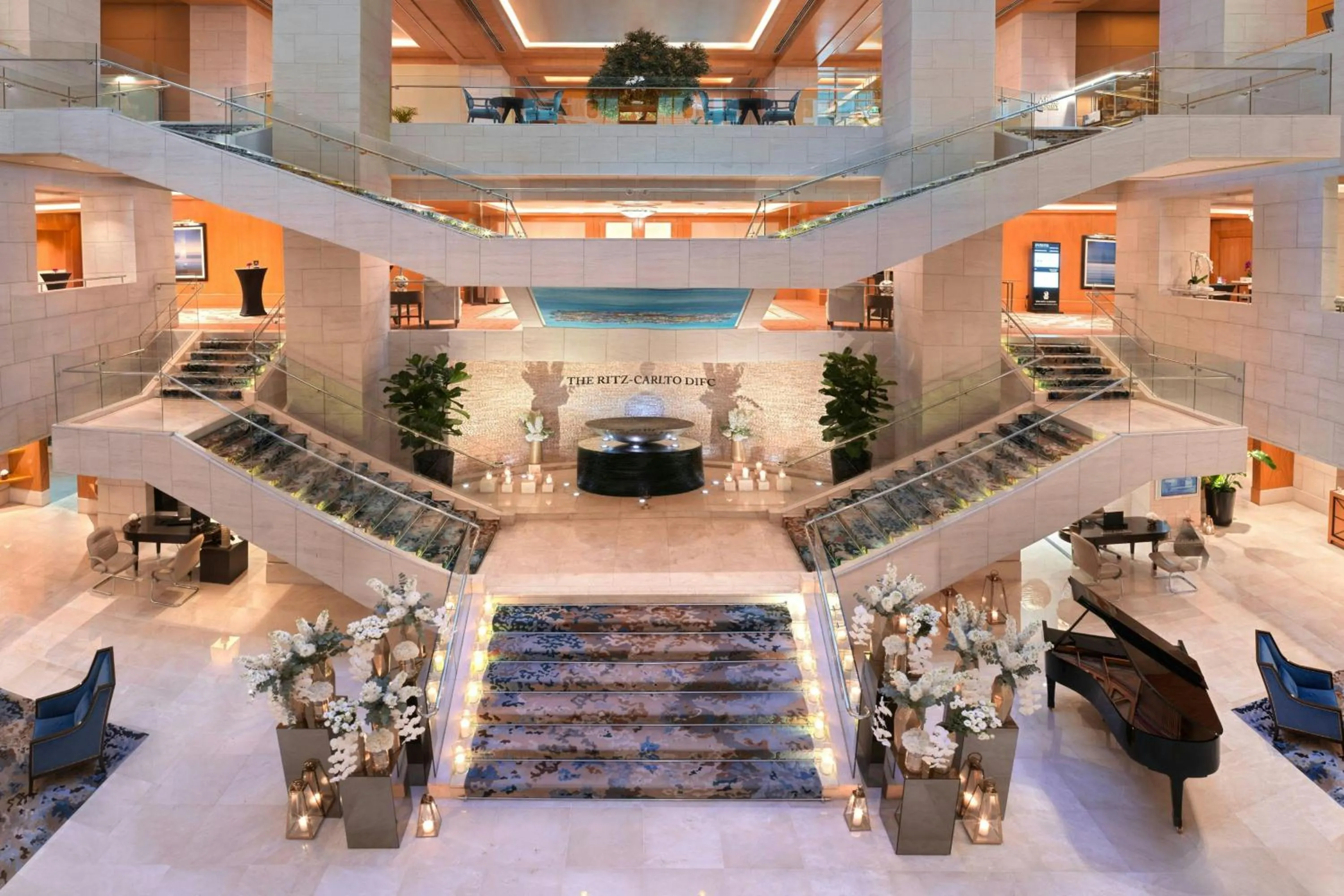 Lobby or reception in Ritz Carlton DIFC Downtown Dubai