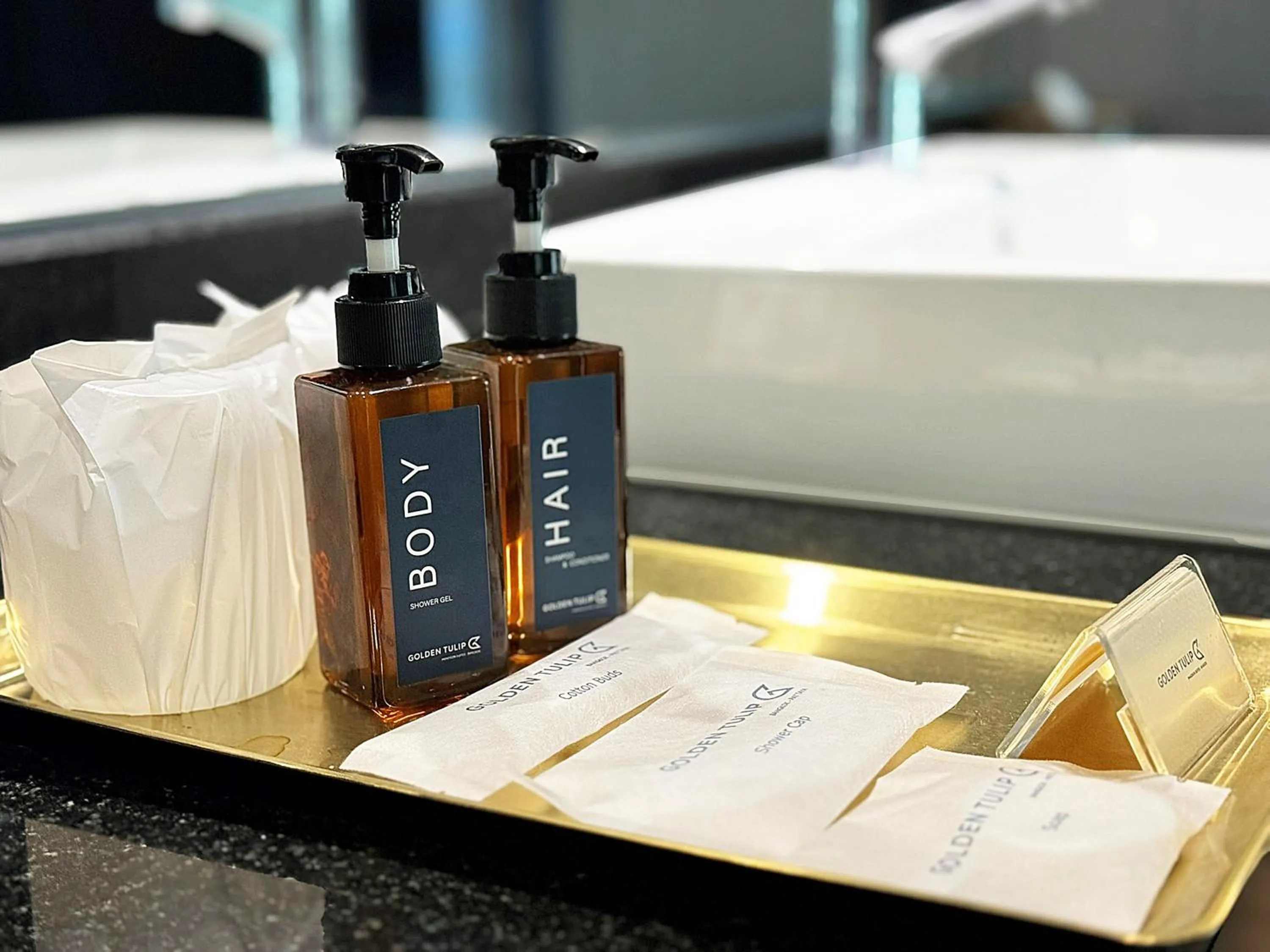 Bathroom in Golden Tulip Mandison Suites