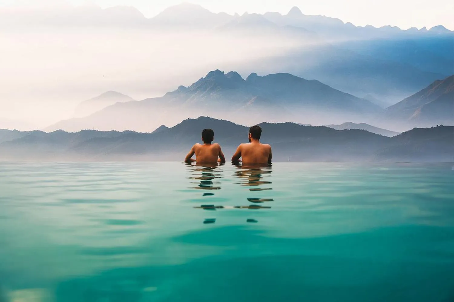 Swimming pool in Palette Hill View Resorts Vagamon