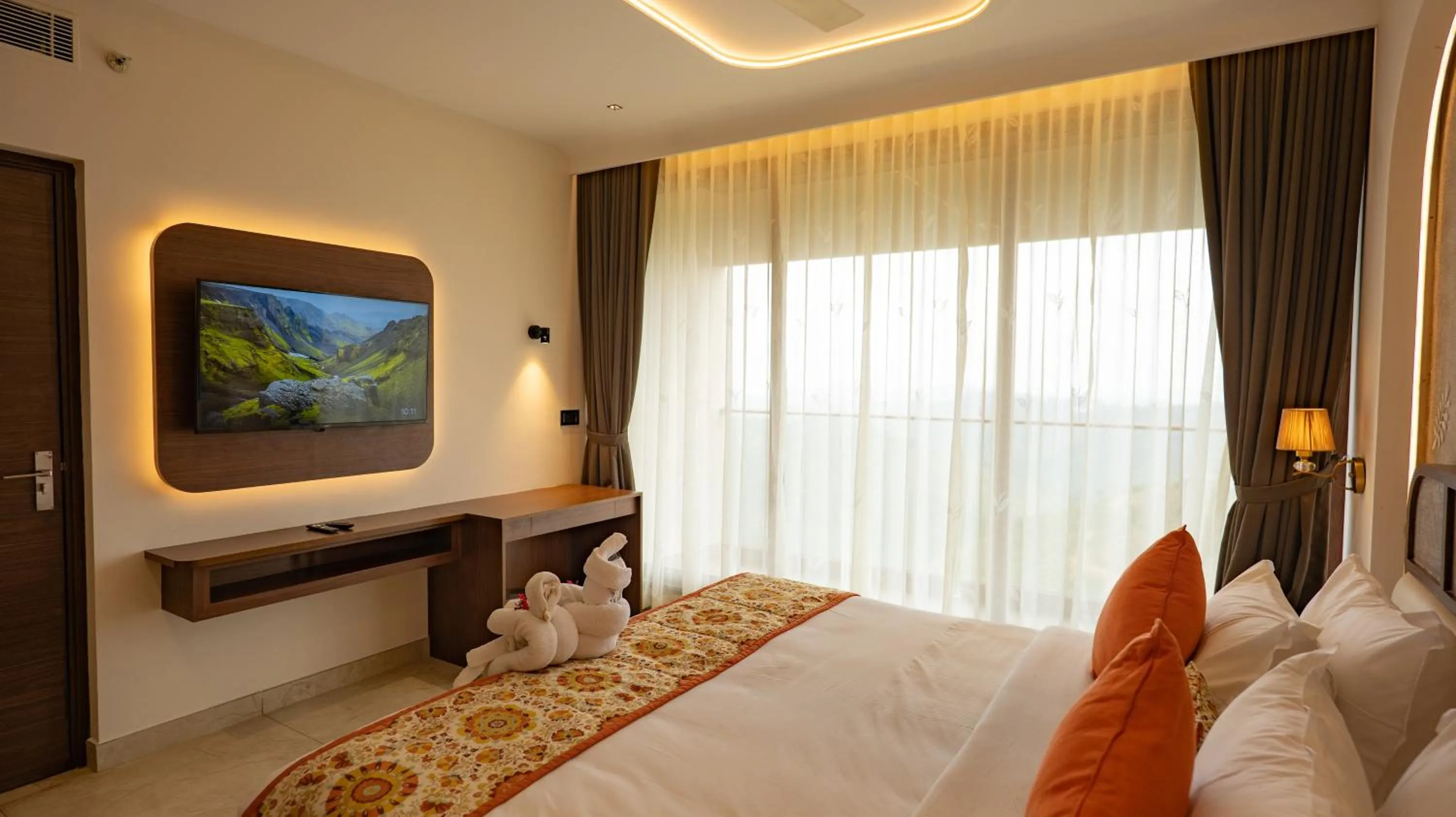 Bedroom, Bed in Palette Hill View Resorts Vagamon