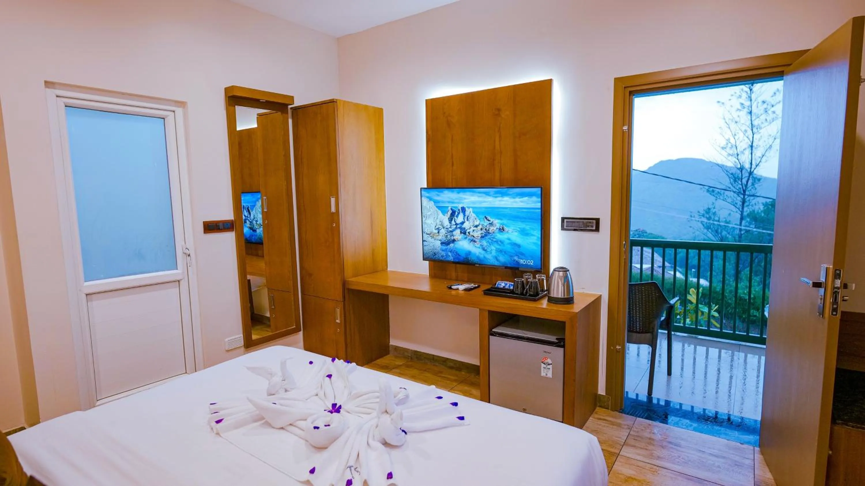 Bed in Palette Hill View Resorts Vagamon