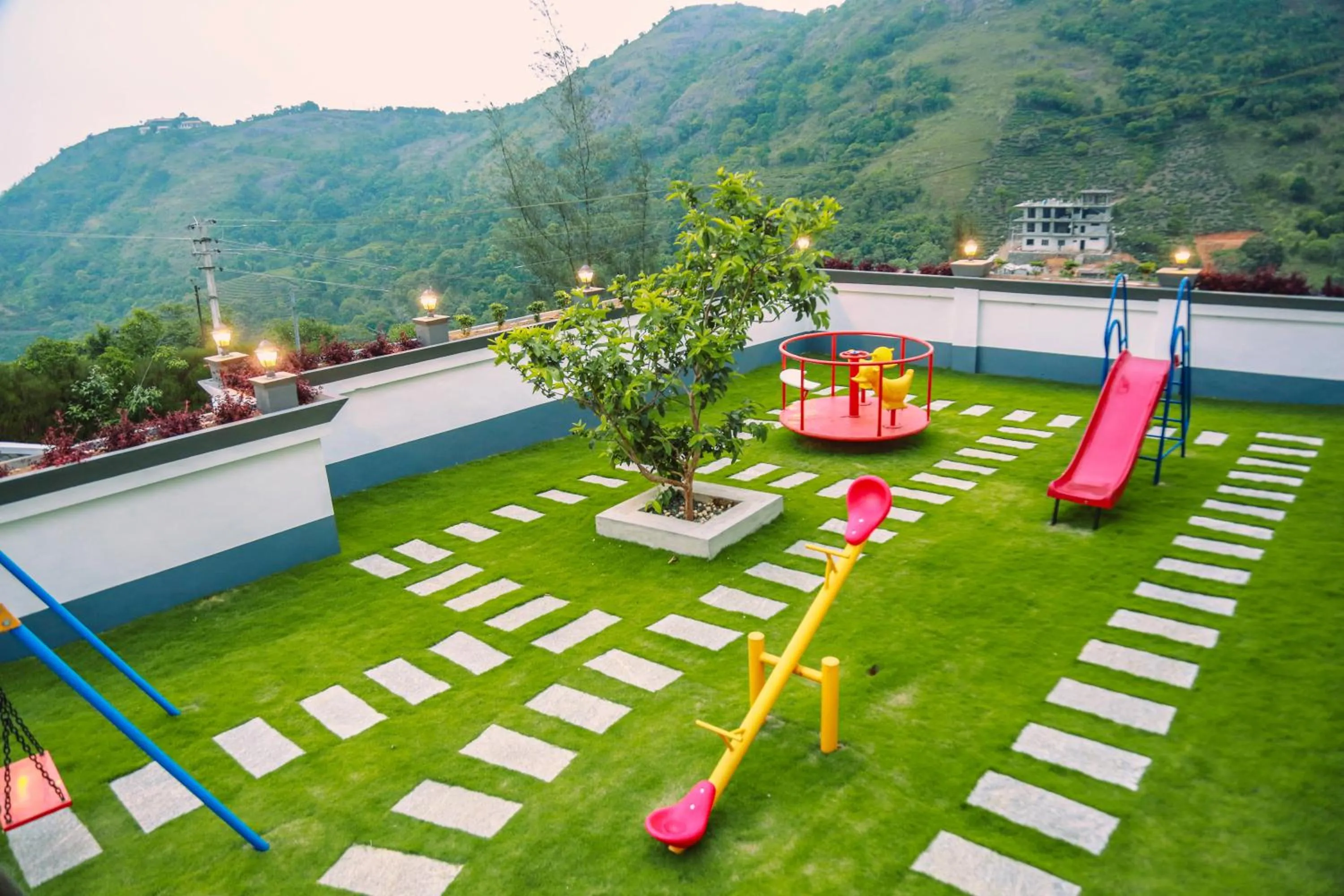 Children play ground in Palette Hill View Resorts Vagamon