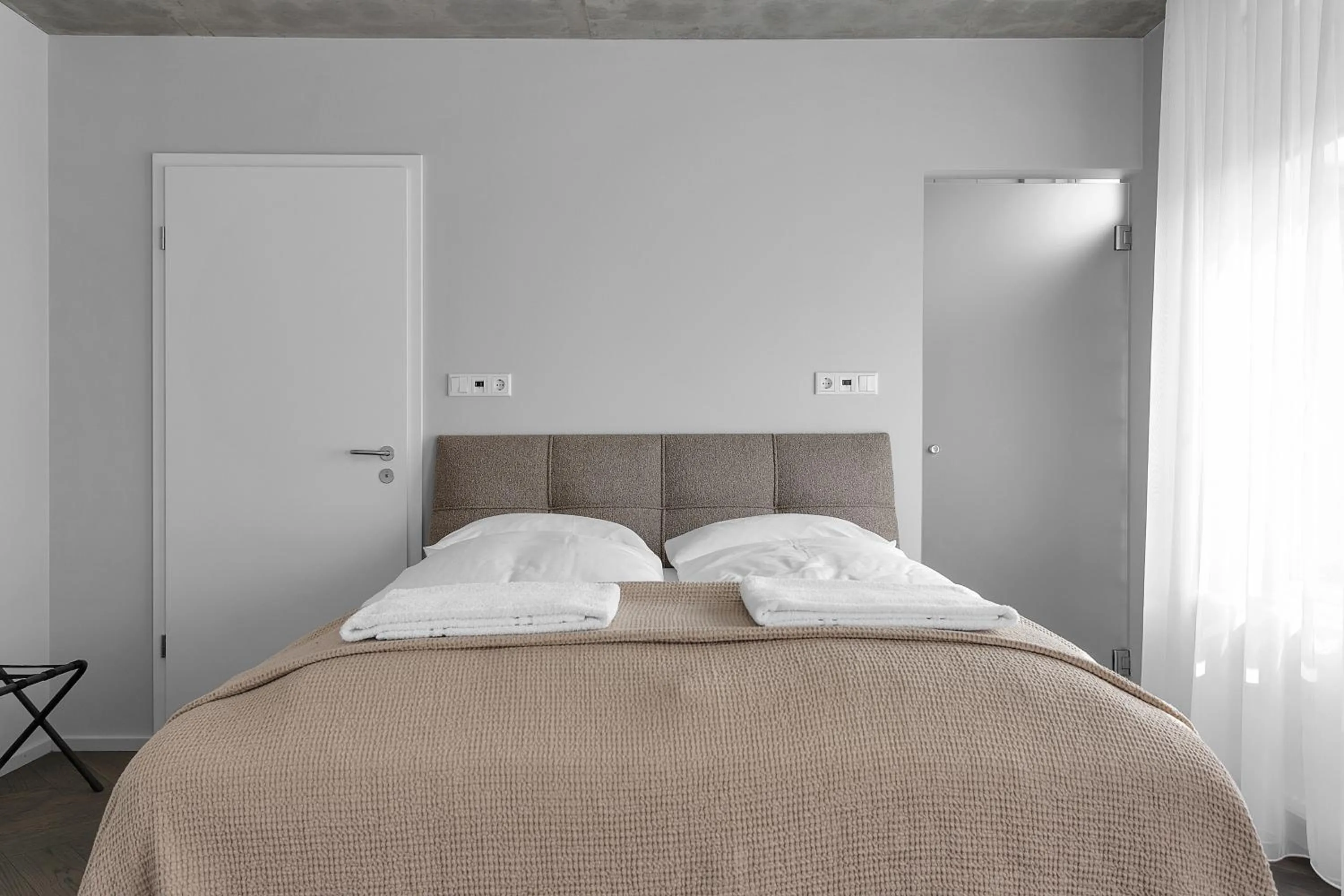 Bed in The Swan House by Heimaleiga