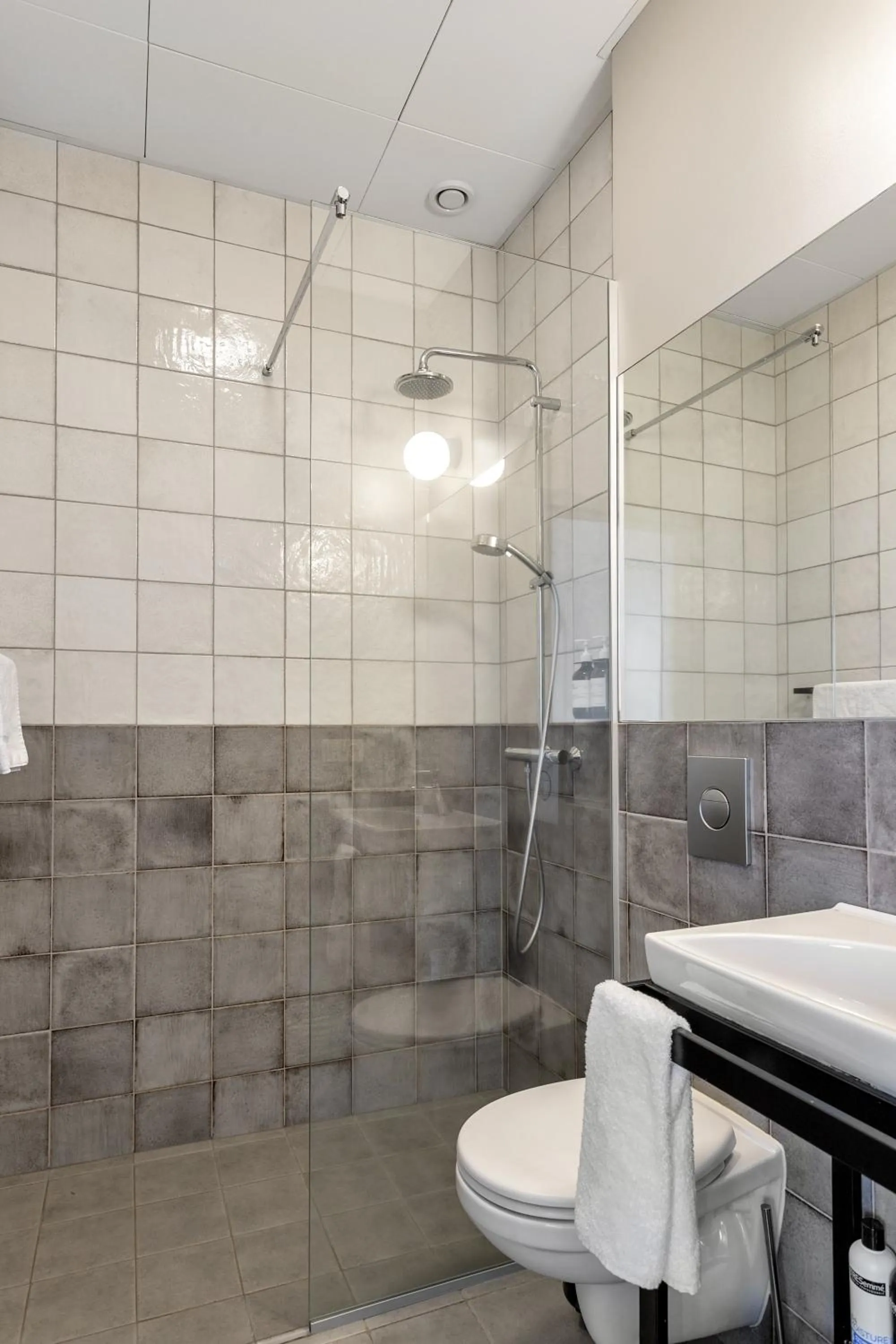 Shower in The Swan House by Heimaleiga