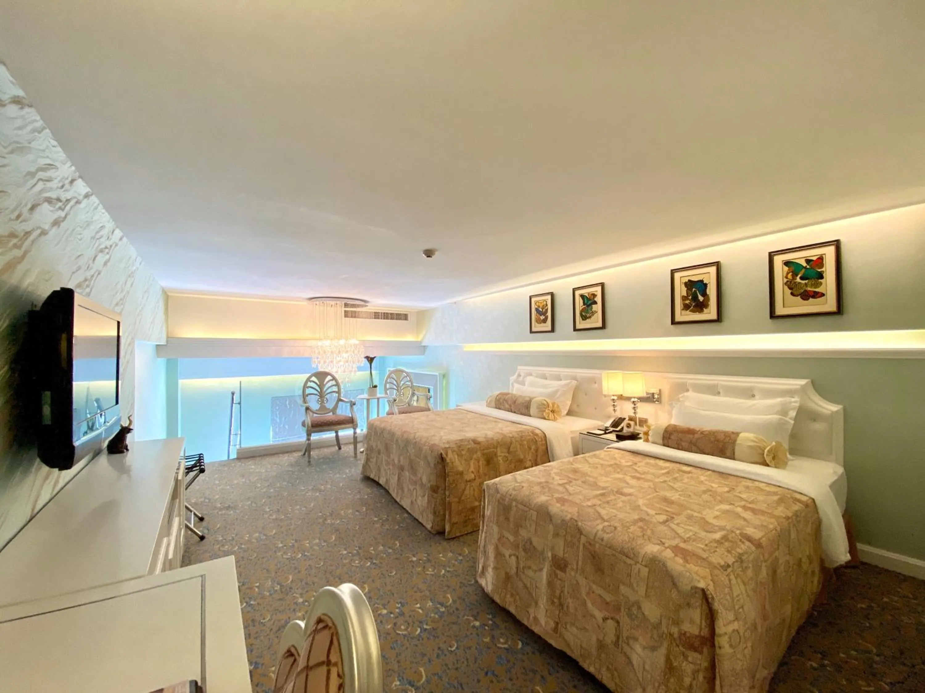 Decorative detail, Bed in Hotel Metropole