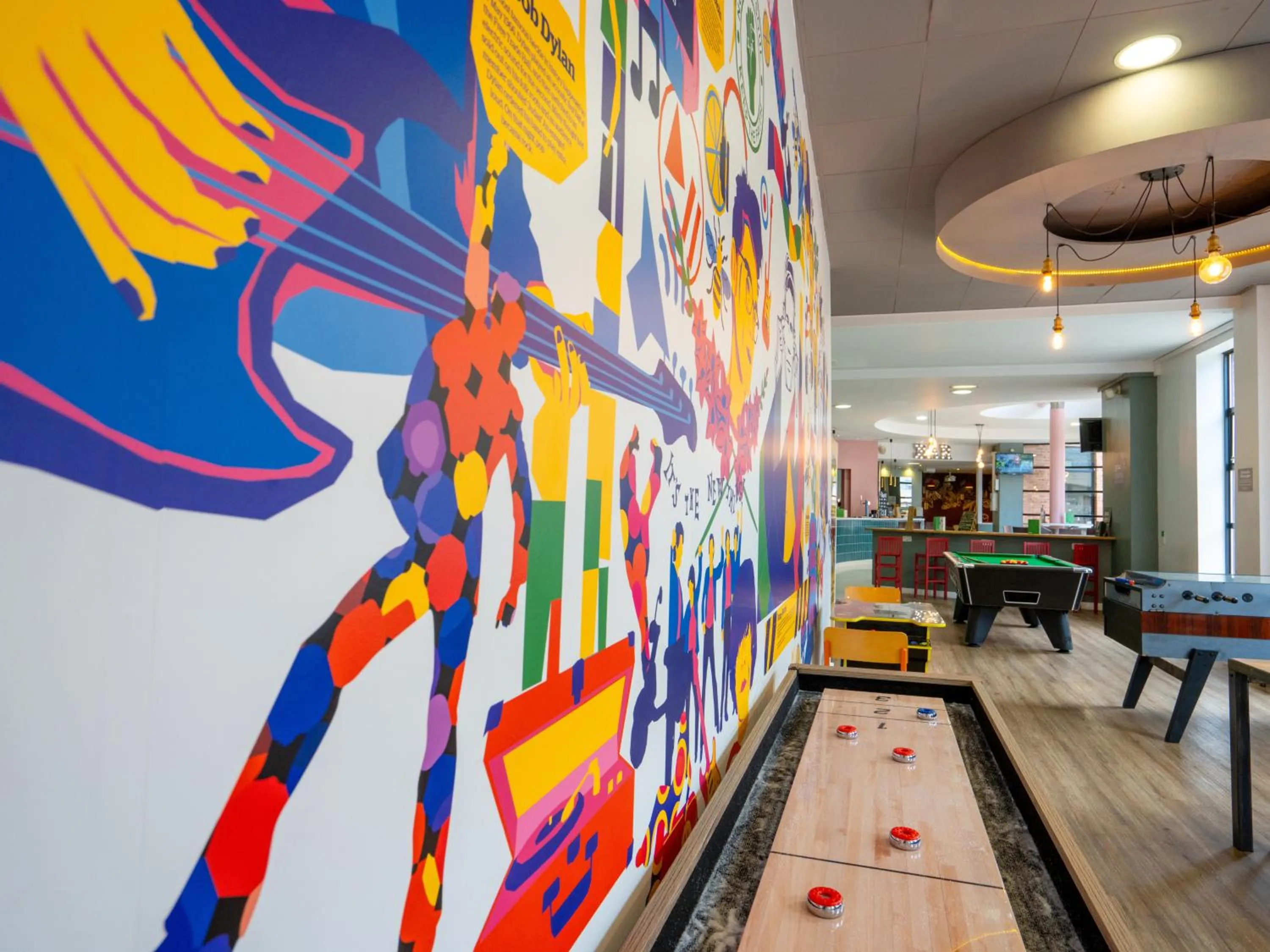 Game Room in YHA Manchester