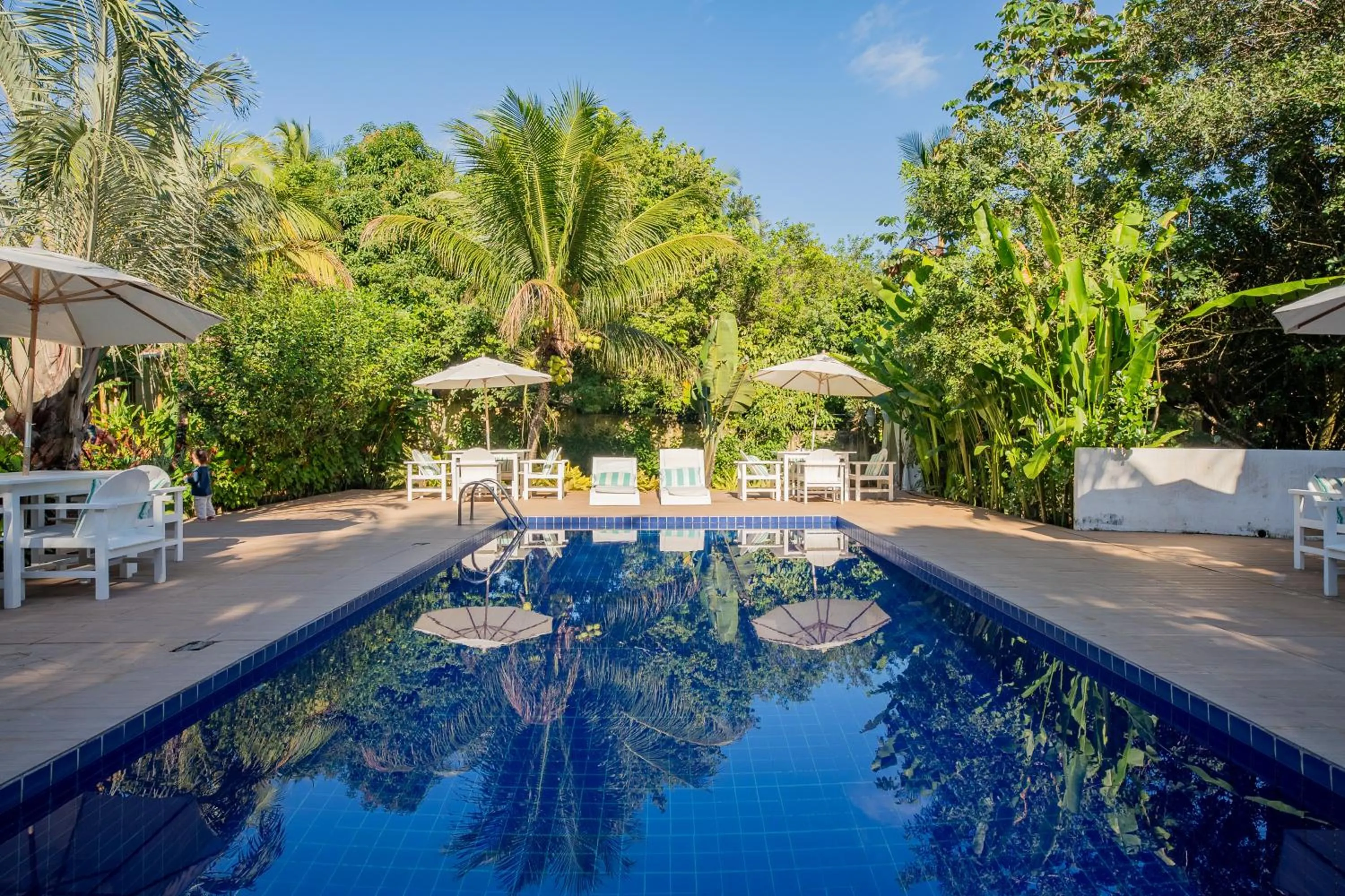 Pool view in Sueds Trancoso