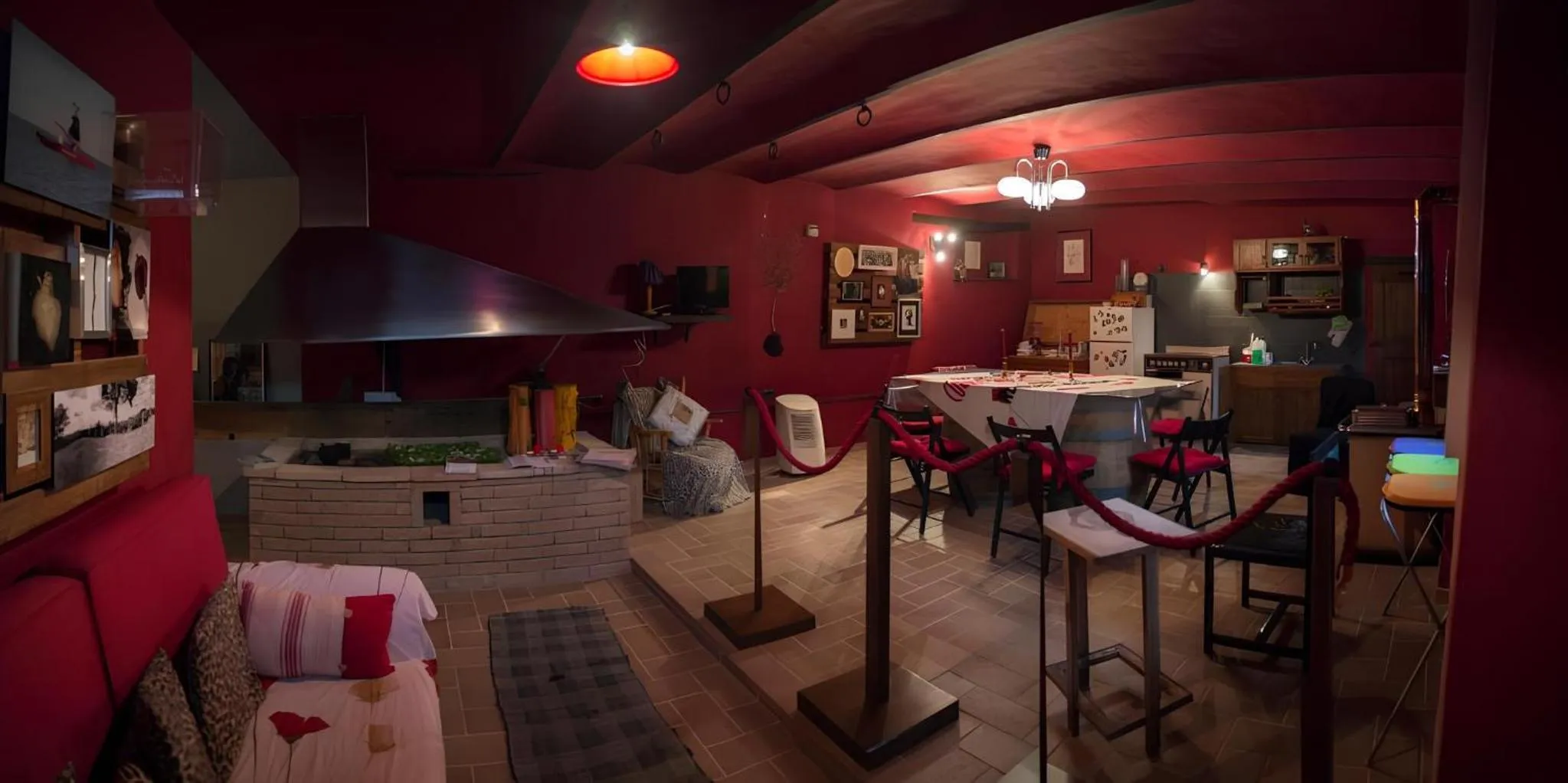 Communal lounge/ TV room in Casa Sponge B&B