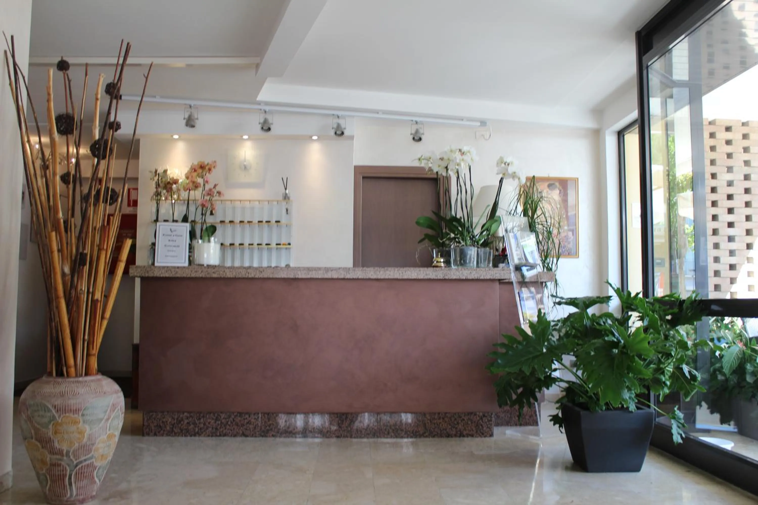 Lobby or reception in Hotel Adler