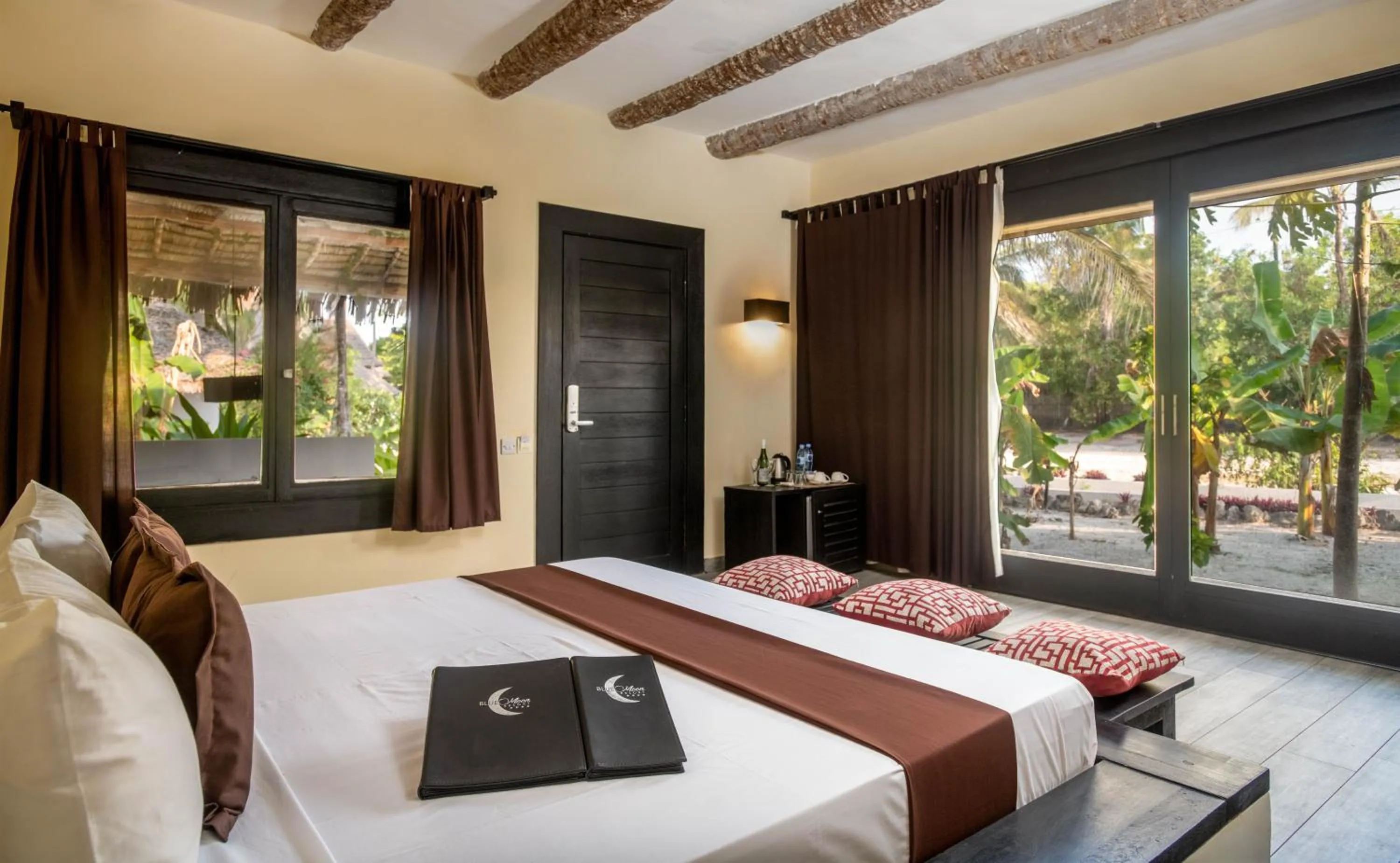 Bed in Blue Moon Resort