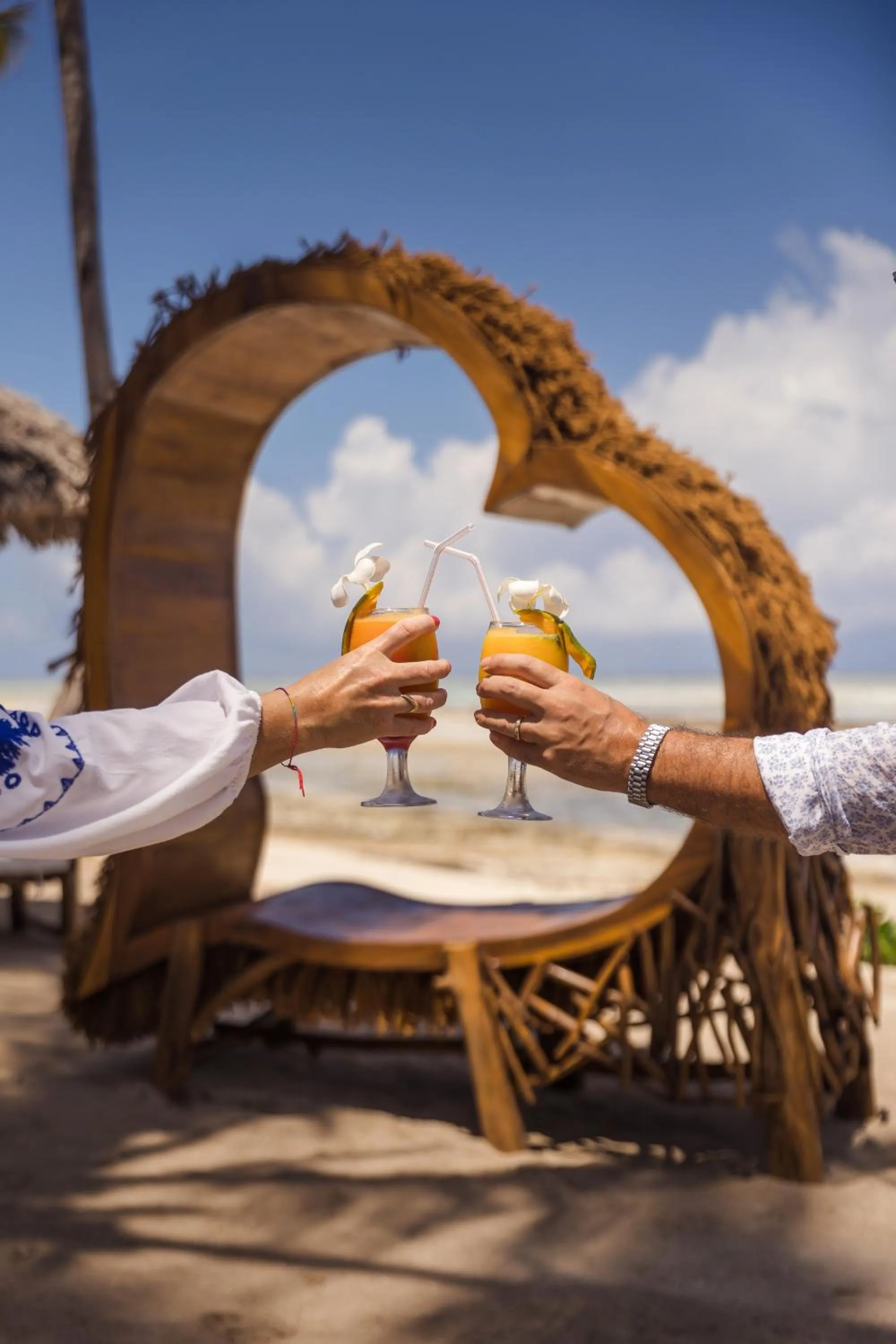 Decorative detail in Blue Moon Resort