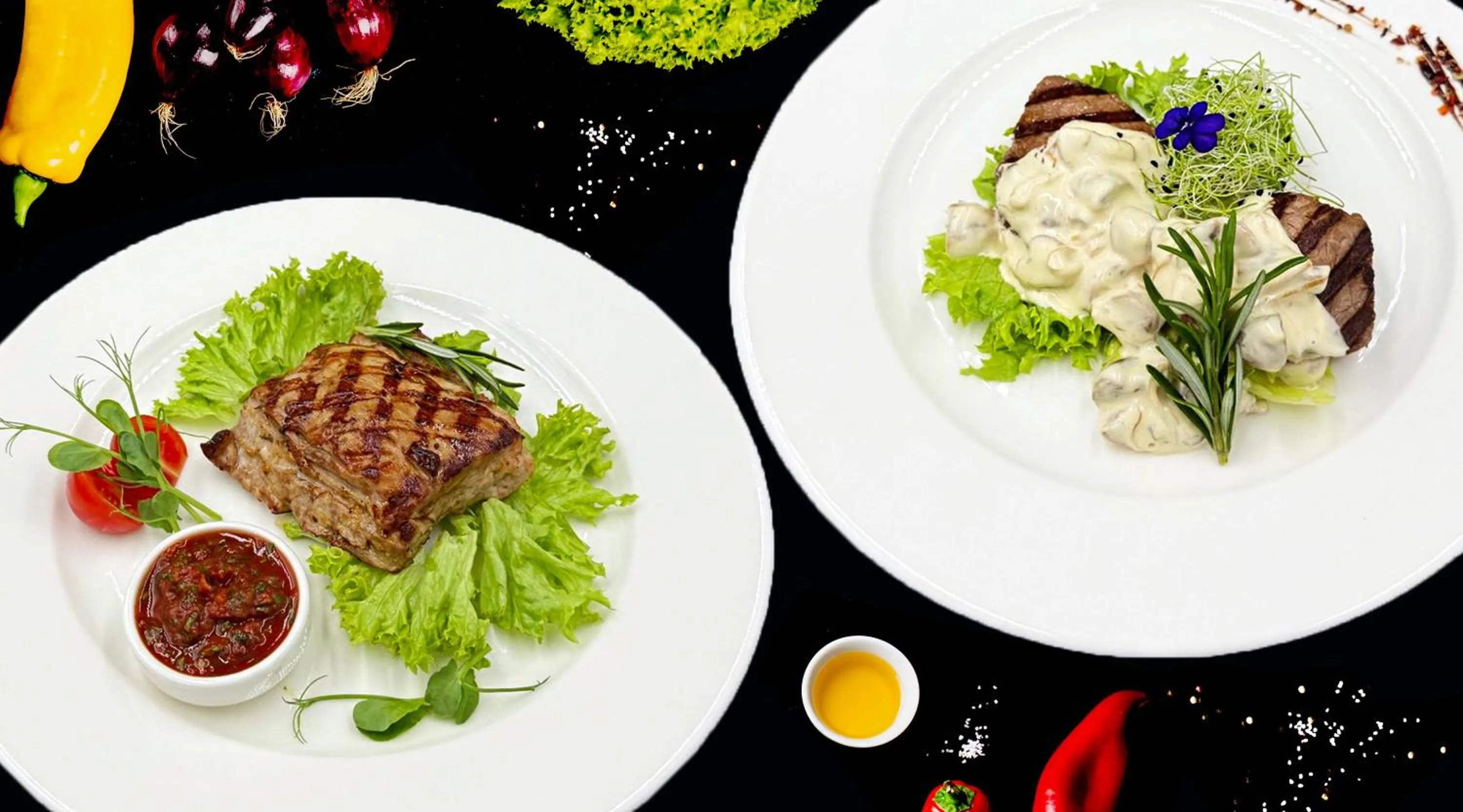 Food close-up in Дизайн-готель ROAD