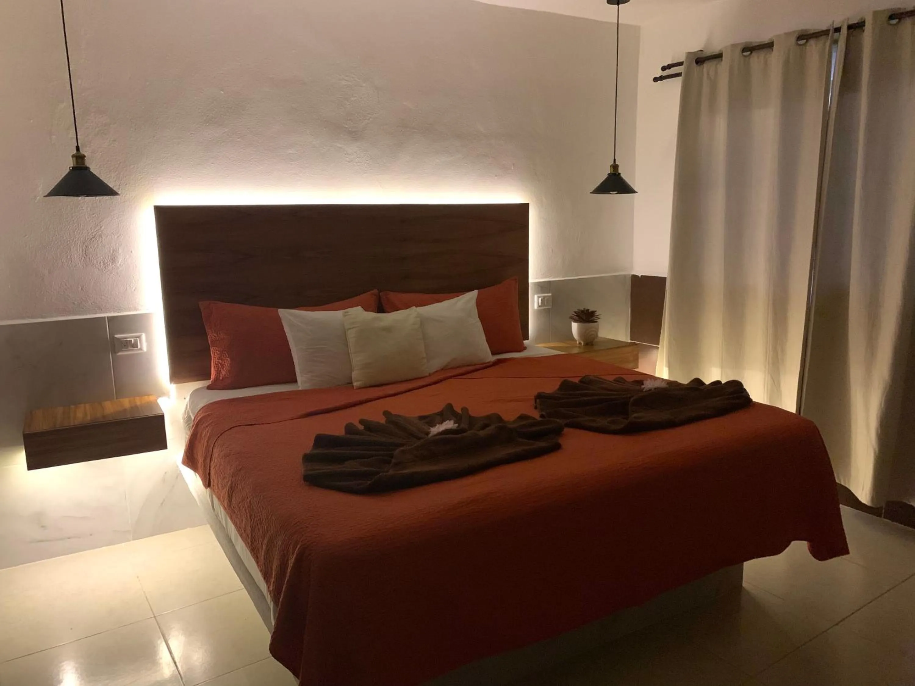 Bed in Hotel La Casa del Capi