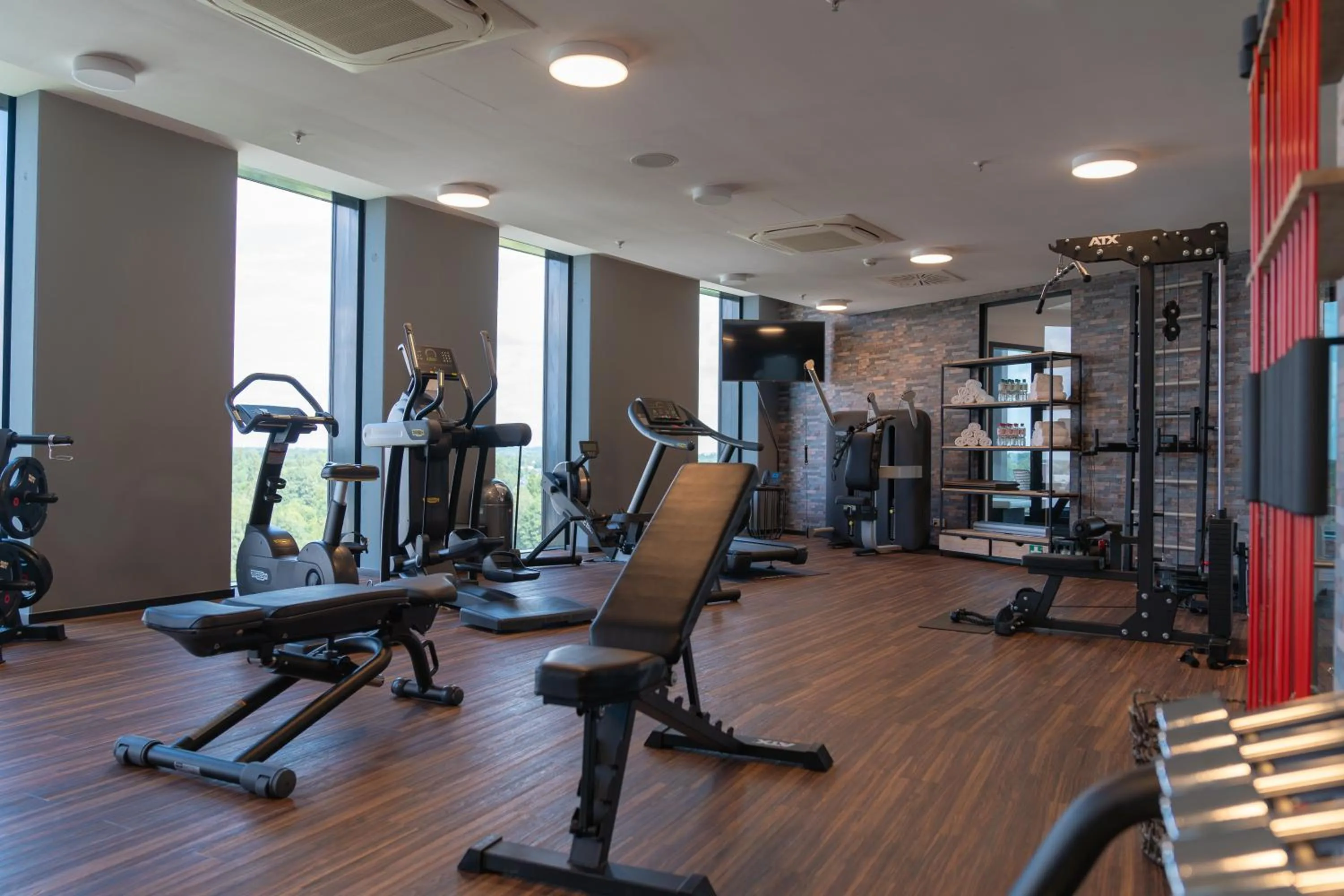 Fitness centre/facilities in Airport Plaza Hotel Hamburg