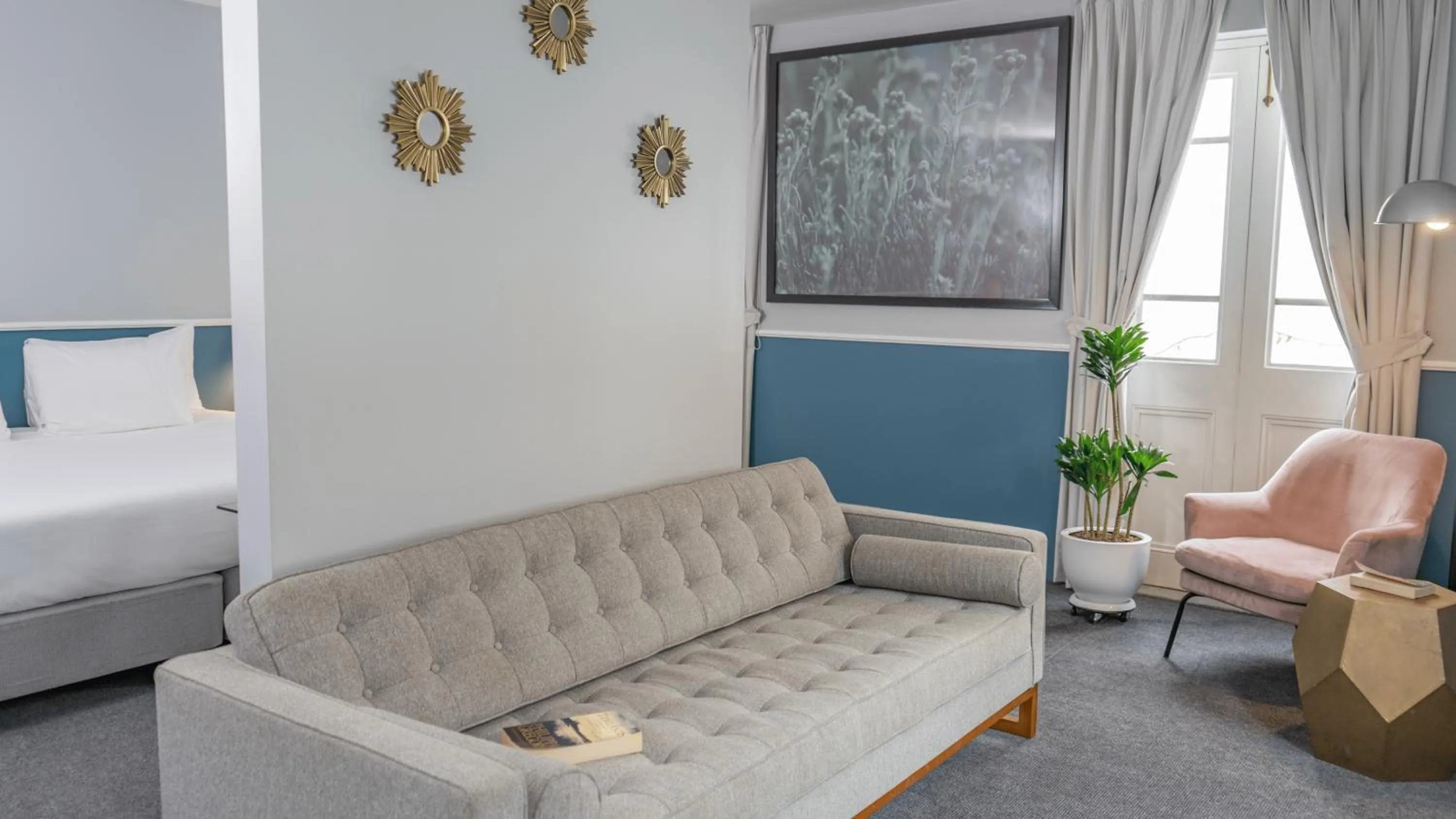 Living room, Bed in Casa Republica Barranco Boutique Hotel