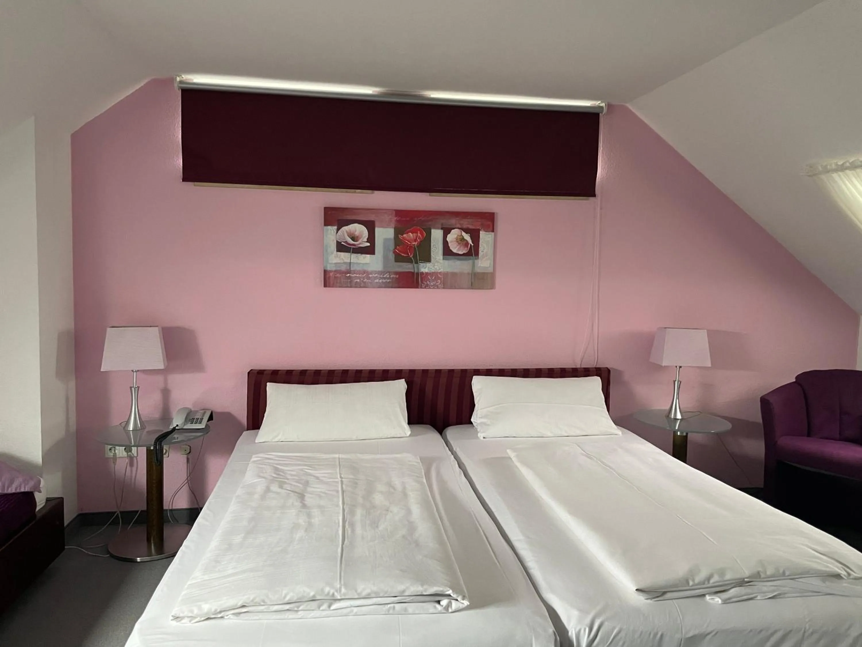 Bed in Hotel Unterfeldhaus