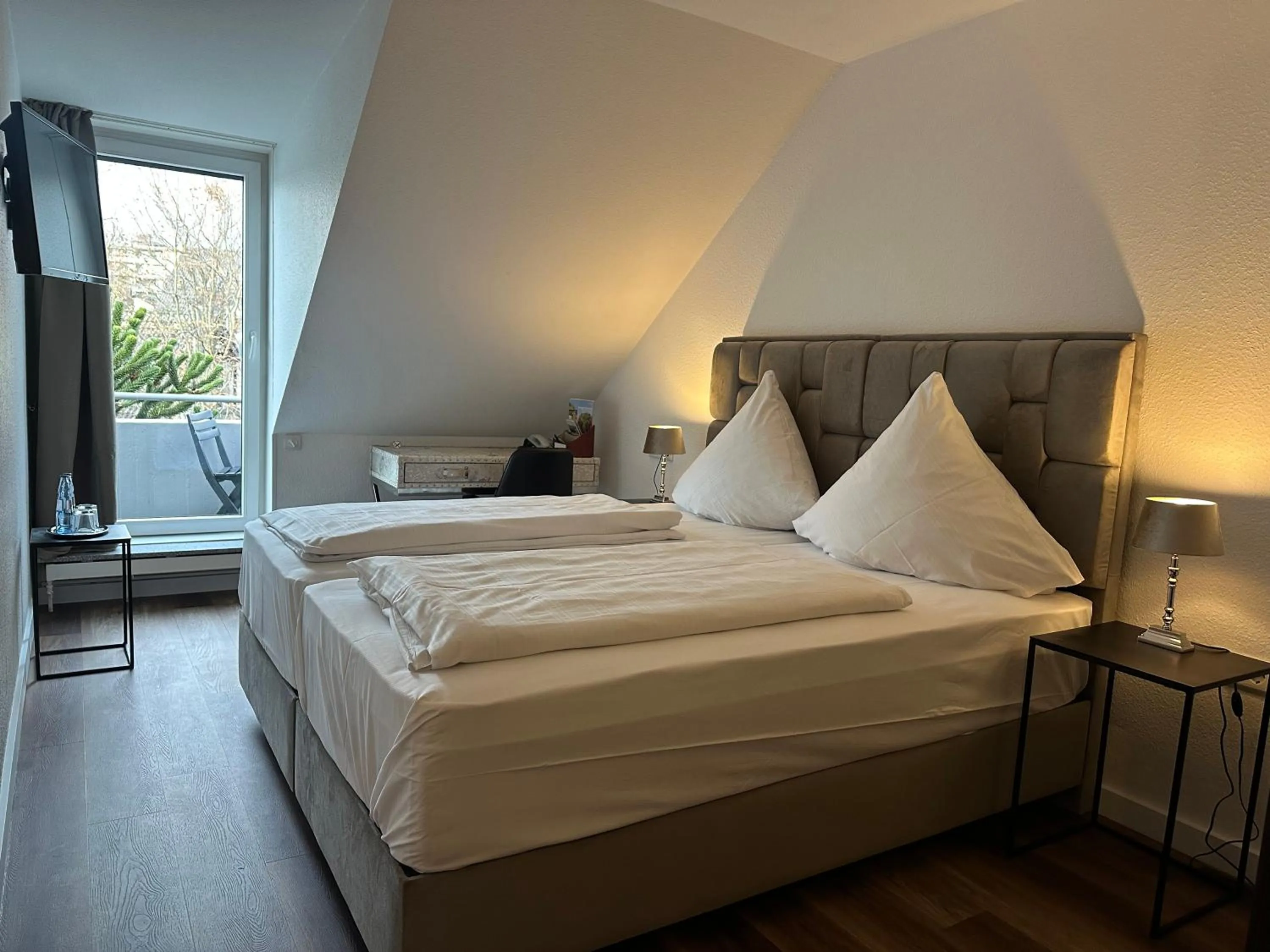 Bed in Hotel Unterfeldhaus