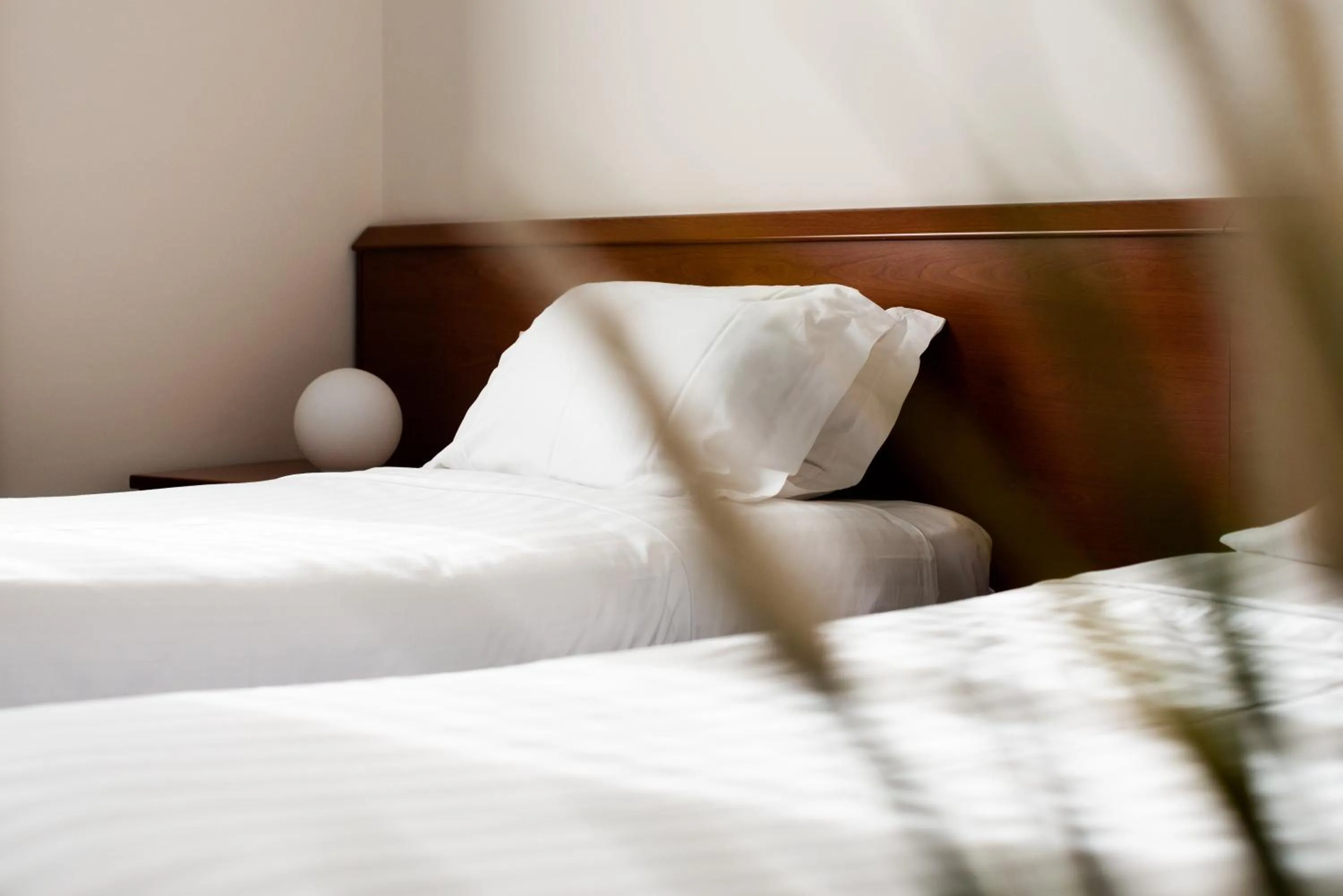 View (from property/room), Bed in Hotel Glis