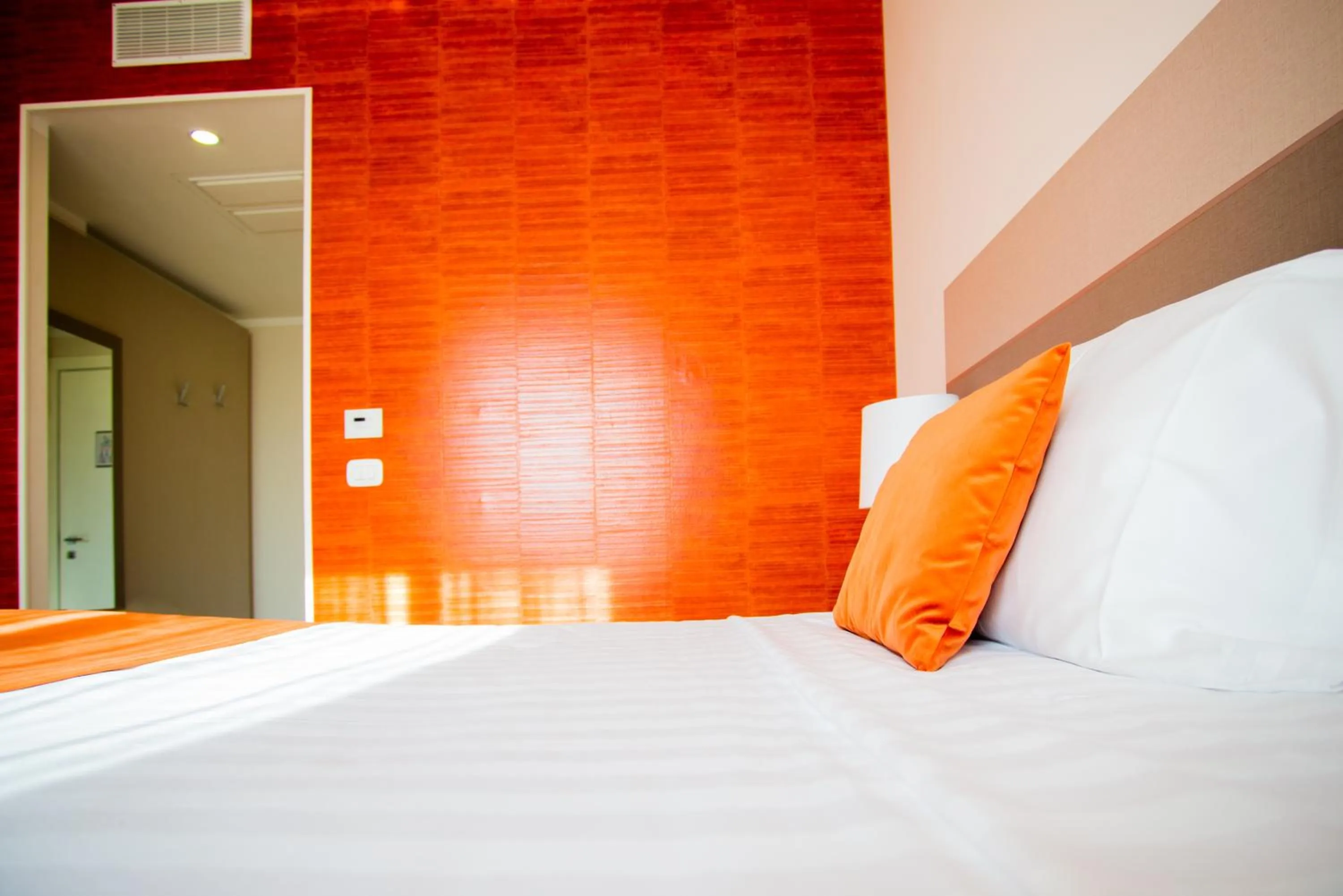 Decorative detail, Bed in Hotel Glis