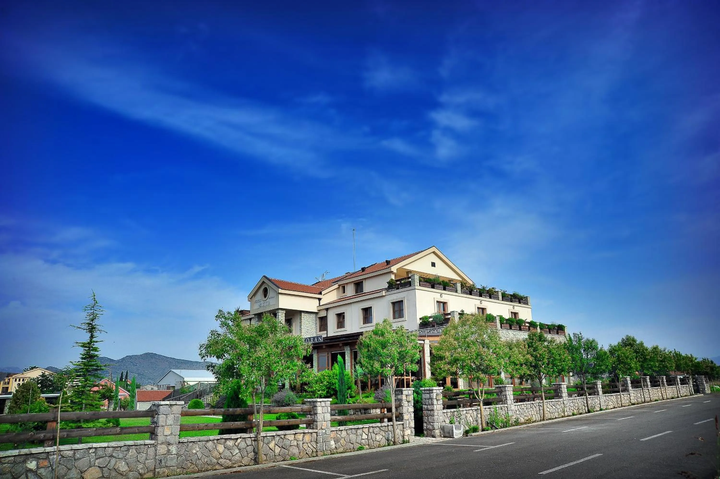 Property building in Hotel Aria