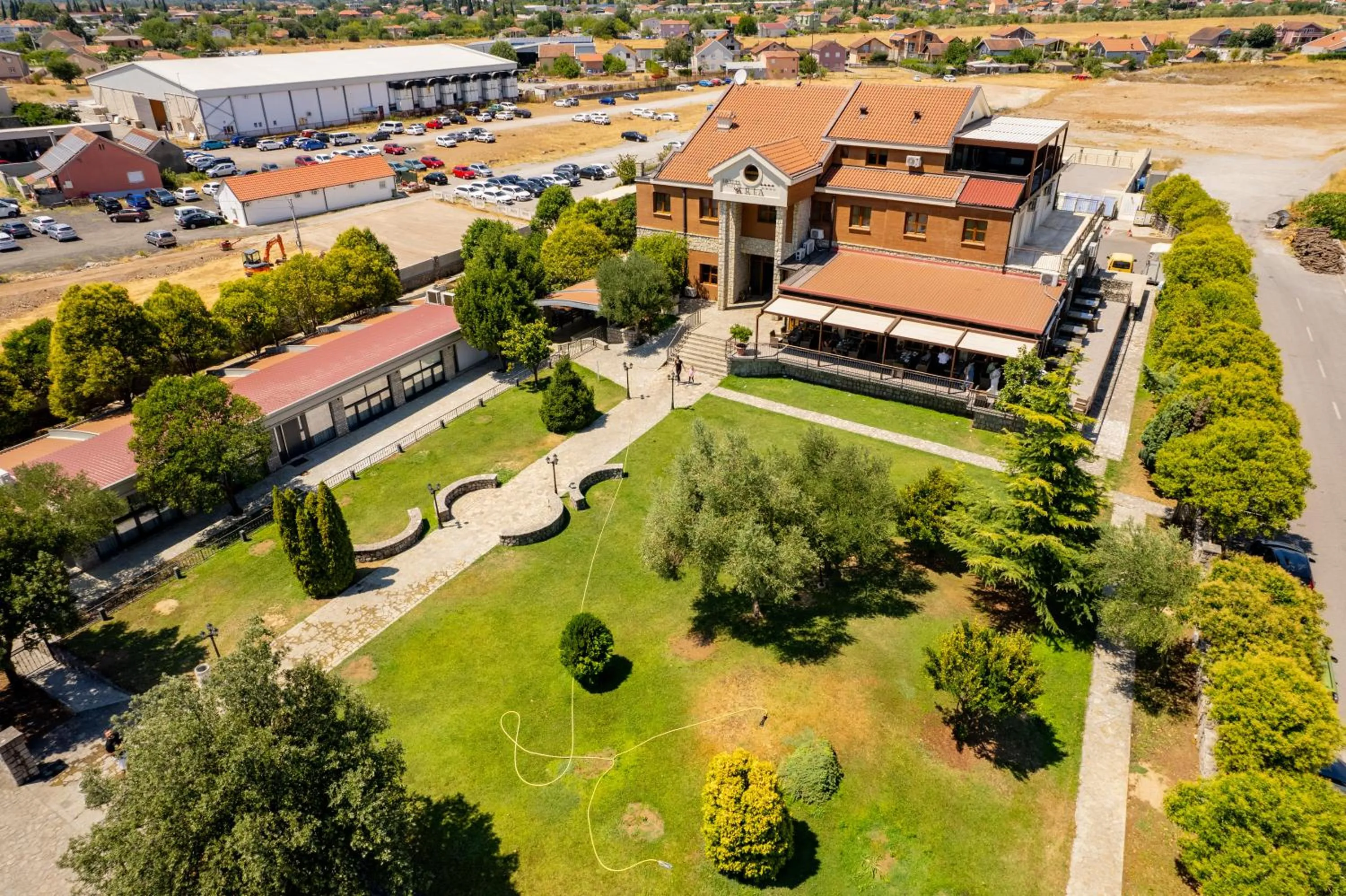 Property building in Hotel Aria