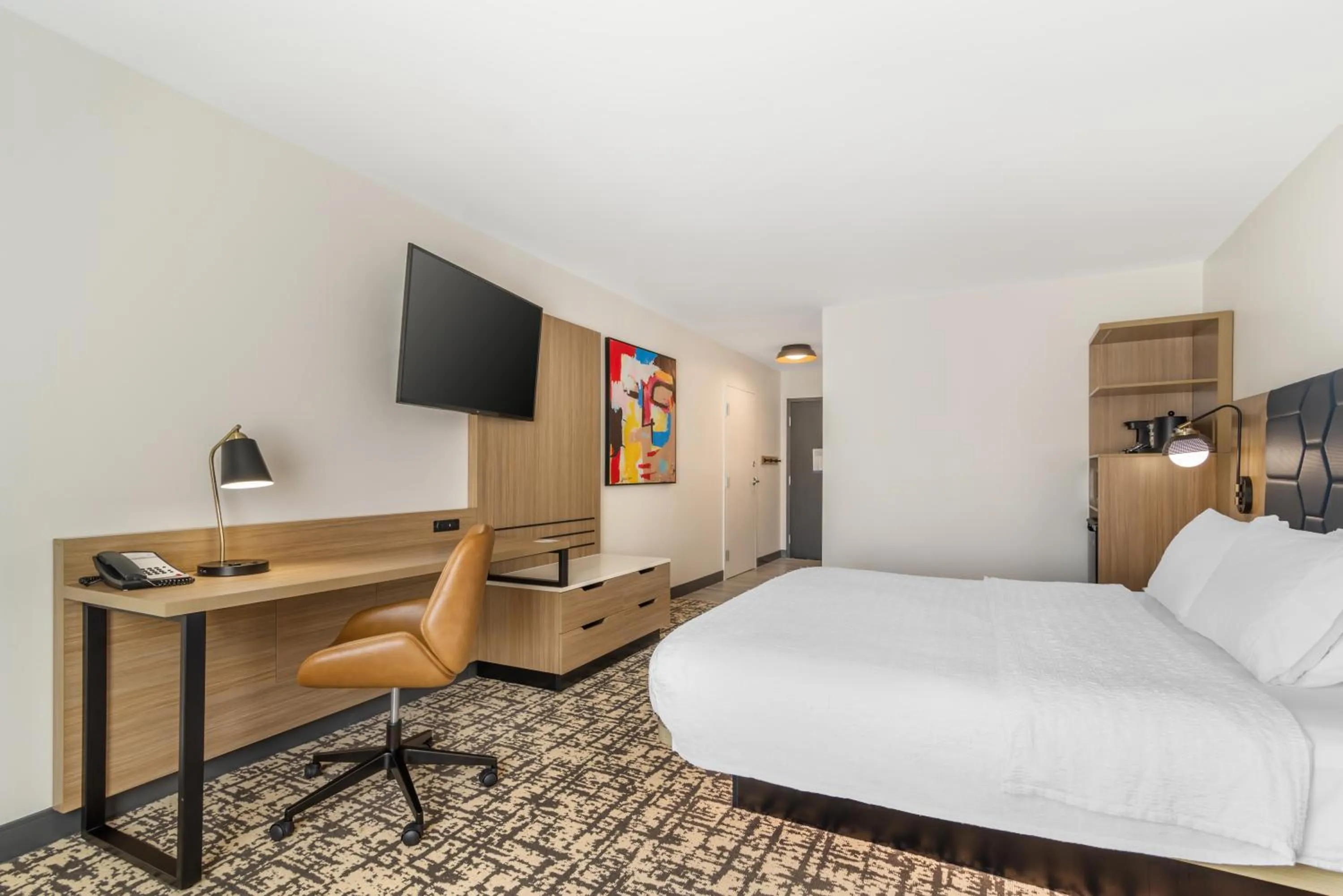 TV and multimedia, Bed in Hampton Inn Atlanta-Stockbridge