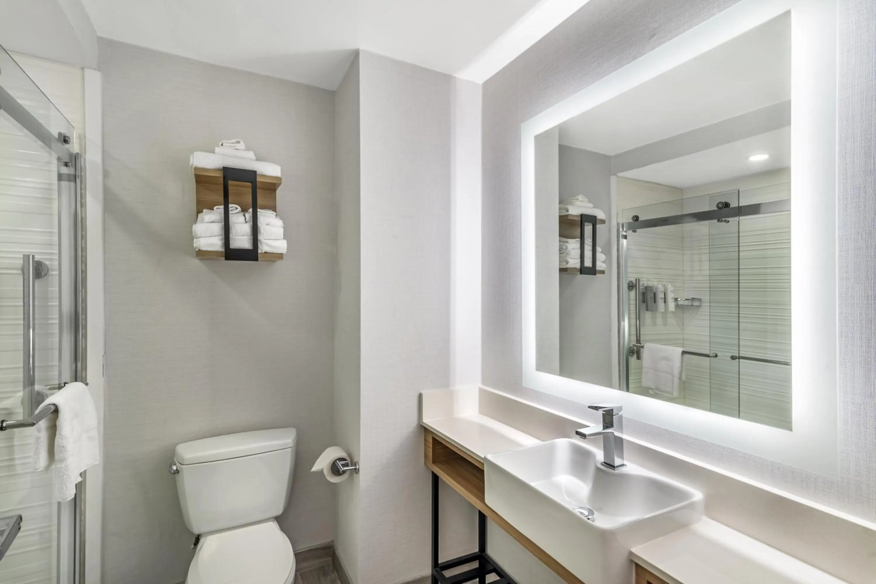 Shower in Hampton Inn Atlanta-Stockbridge