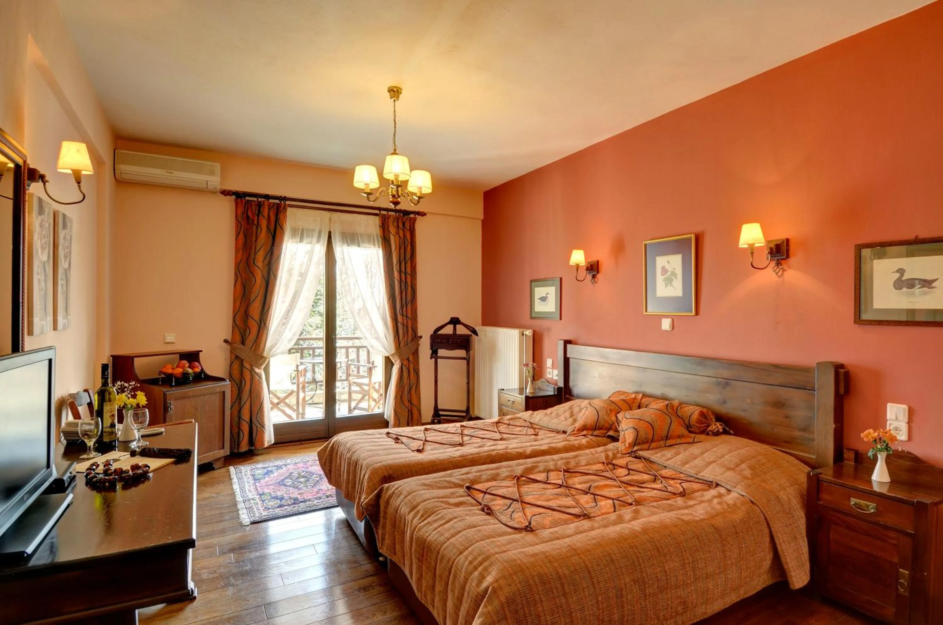 Decorative detail, Bed in Naiades Hotel Resort & Conference