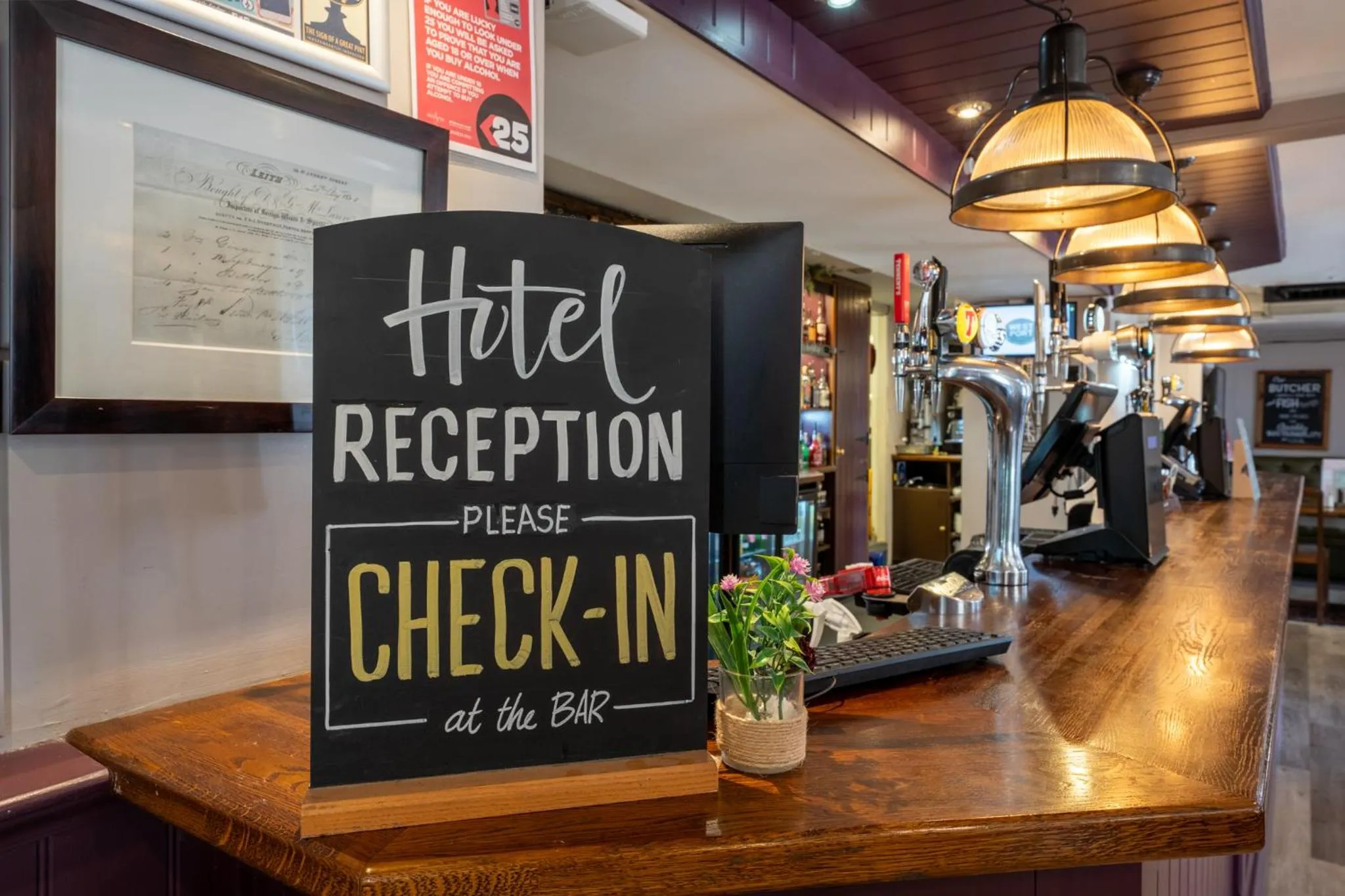 Lobby or reception in West Port Hotel