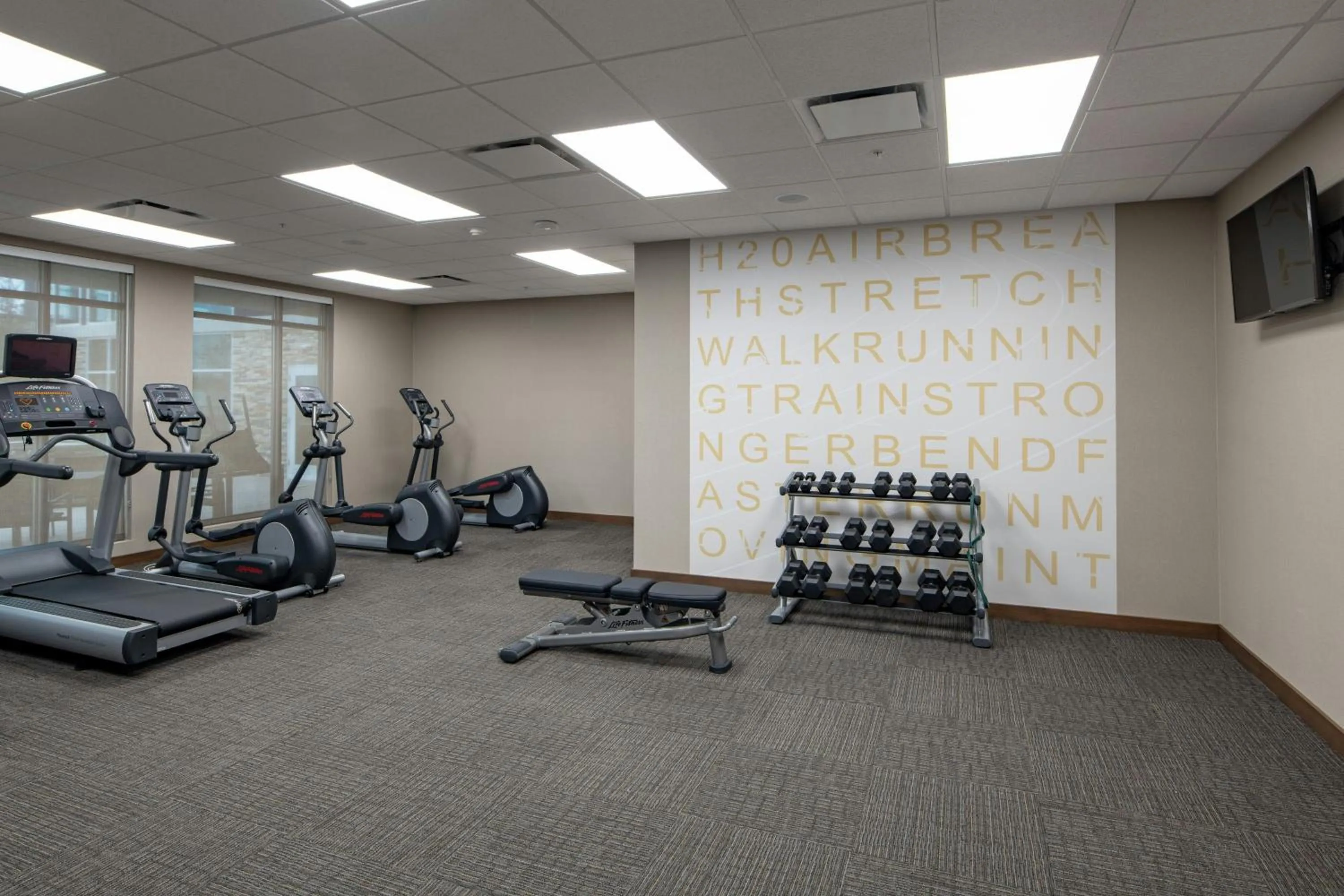 Fitness centre/facilities in Residence Inn by Marriott Dallas at The Canyon