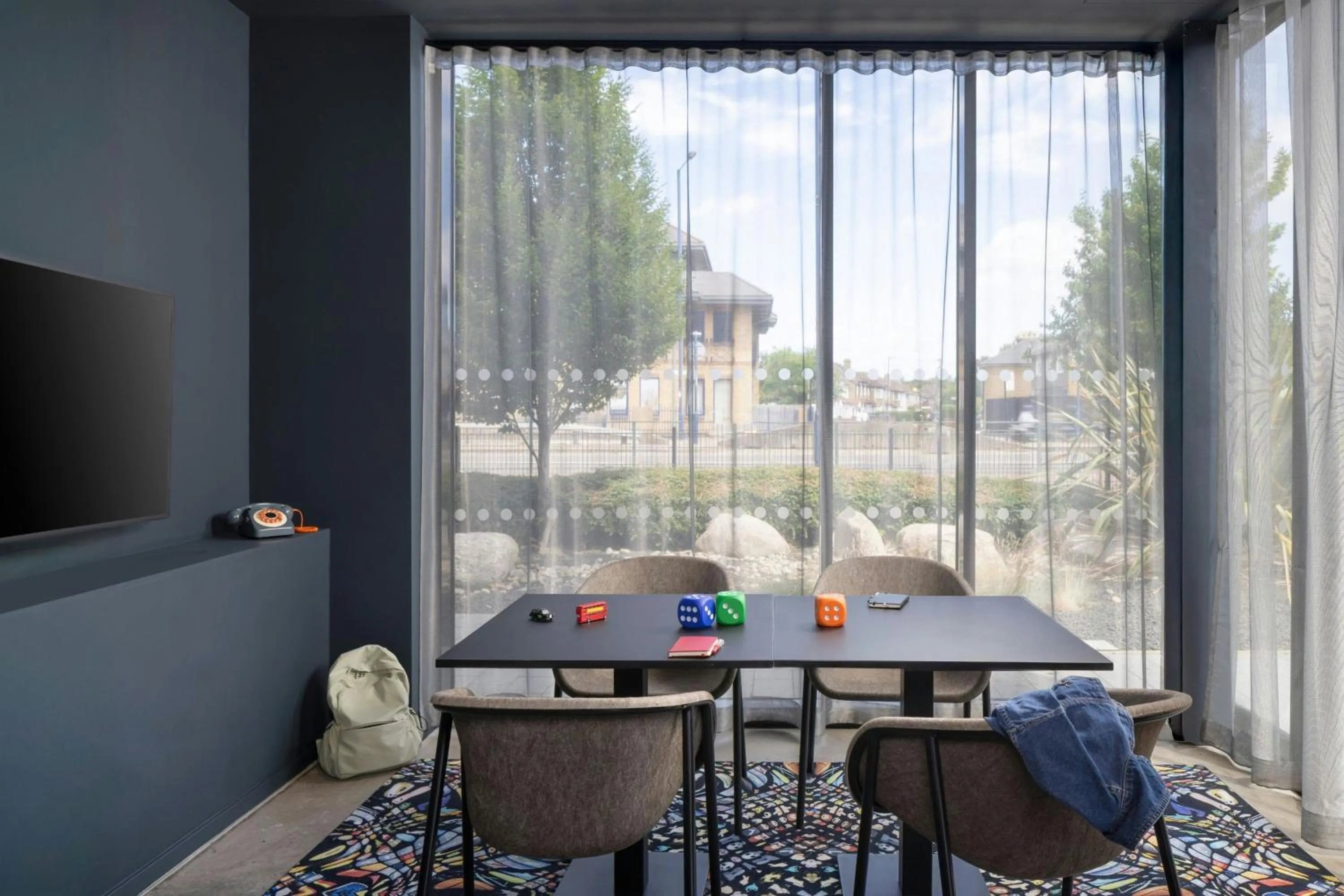 Meeting/conference room in Moxy London Heathrow Airport