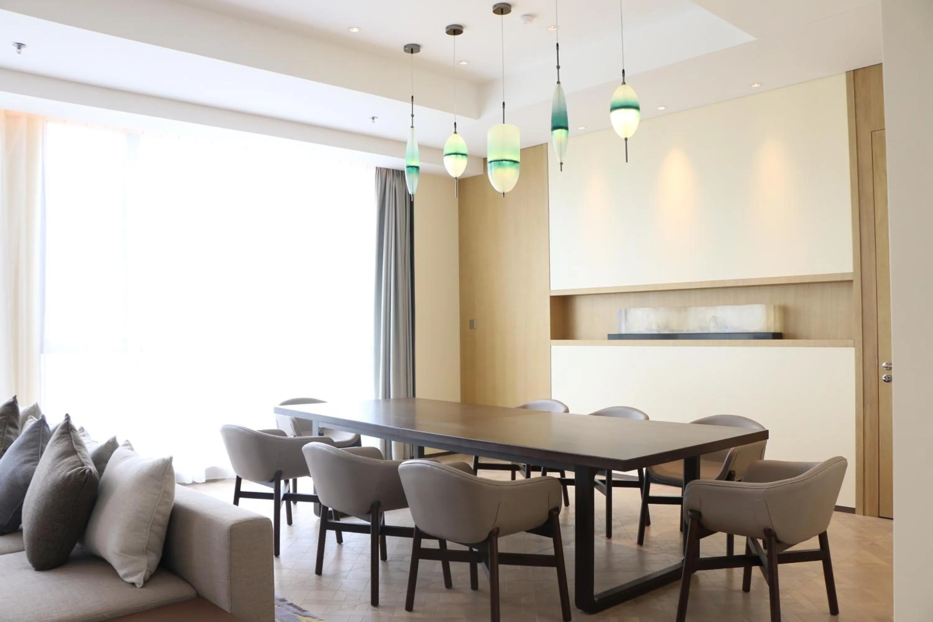 Dining area in Suzhou Marriott Hotel Taihu Lake