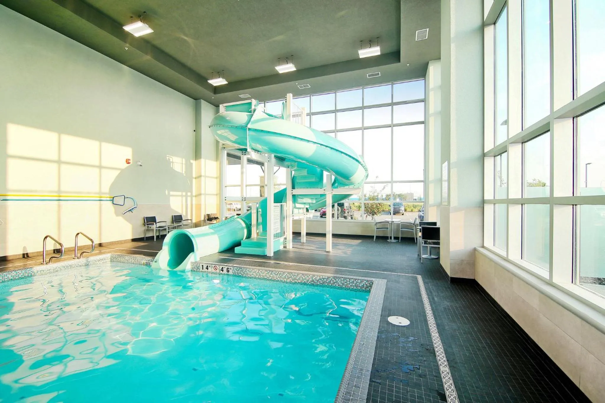 Swimming pool in Holiday Inn Hotel & Suites - Calgary Airport North by IHG