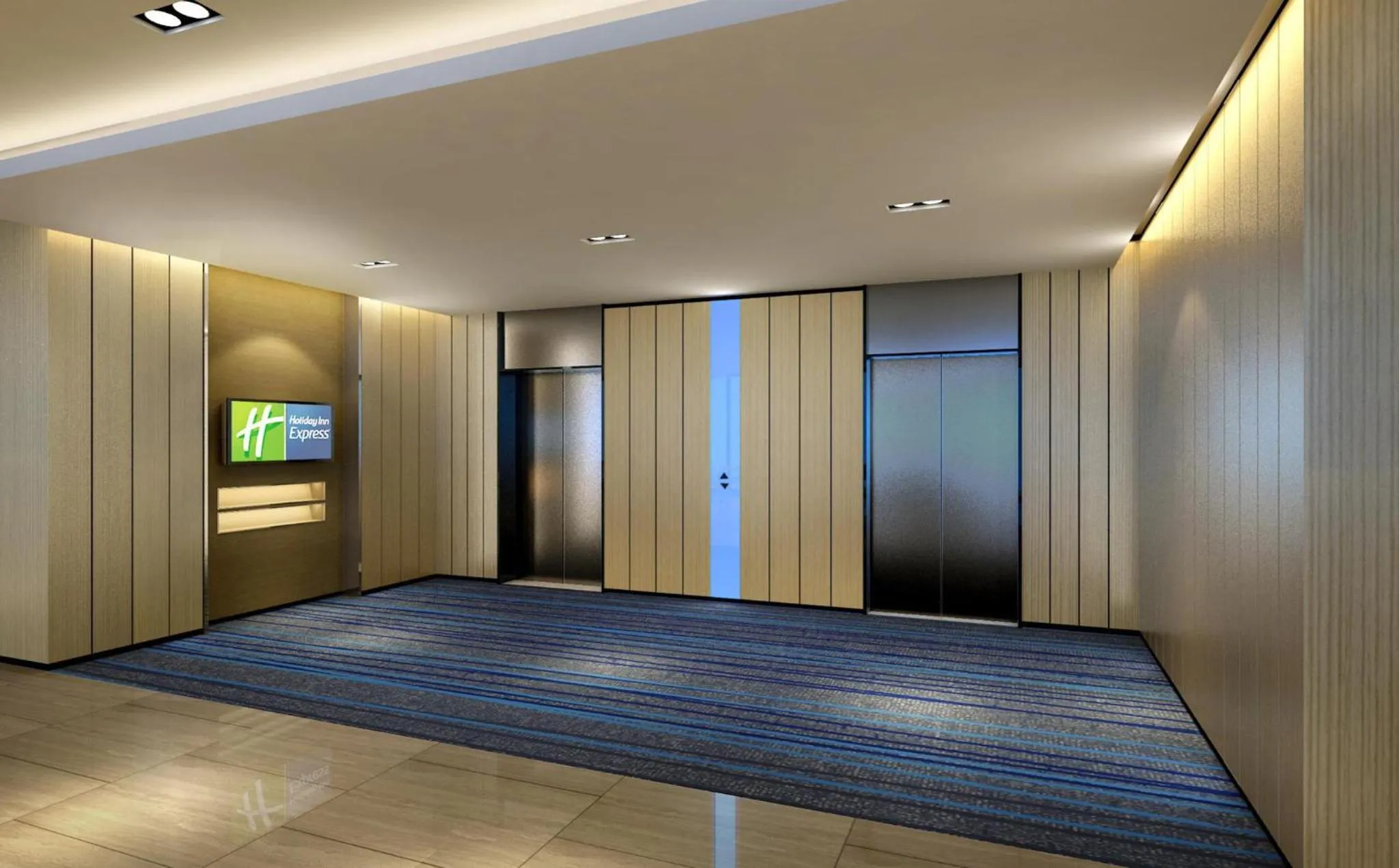 Lobby or reception in Holiday Inn Express Zhangye by IHG