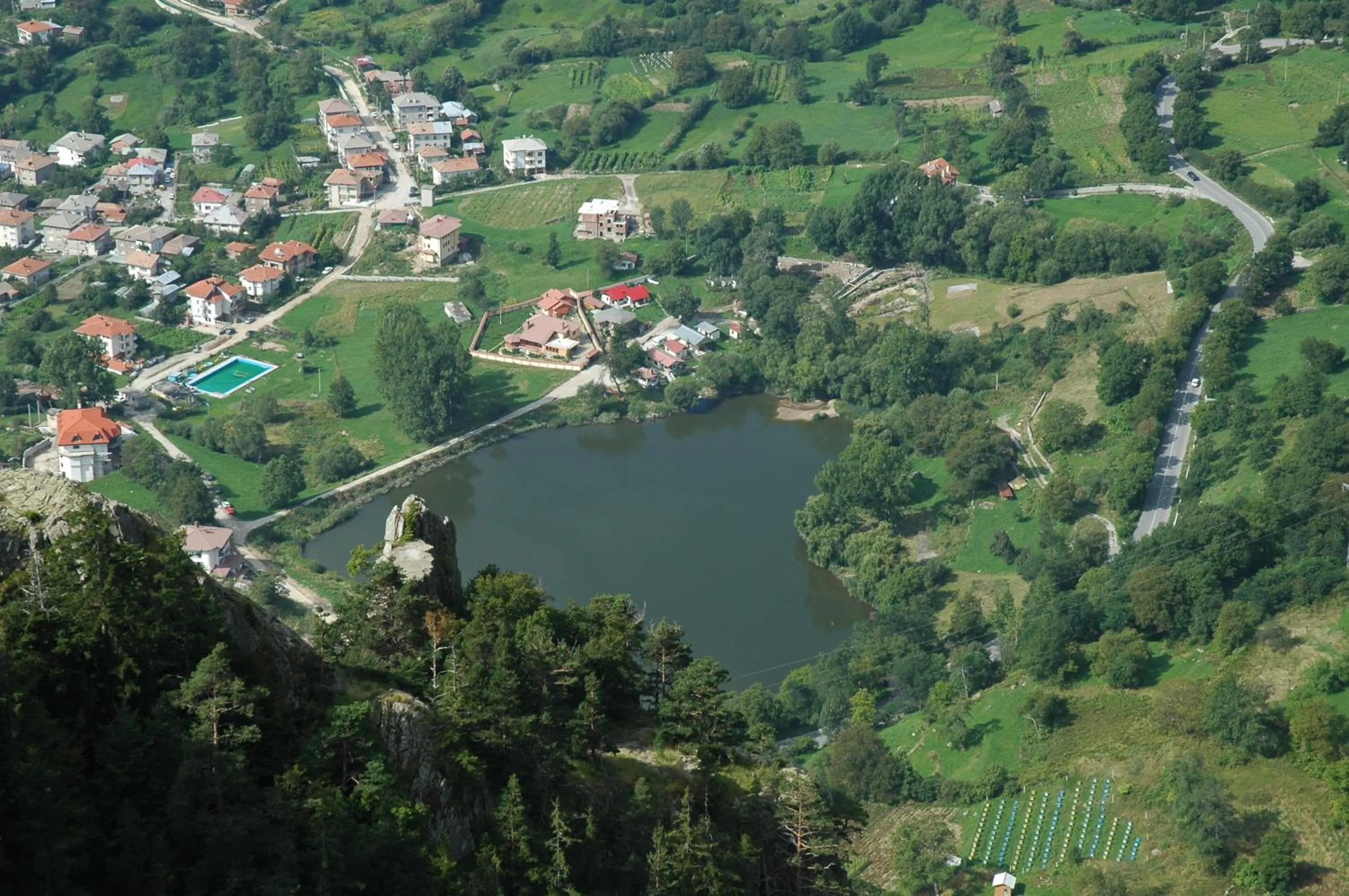 Bird's eye view in Семеен хотел Кристал