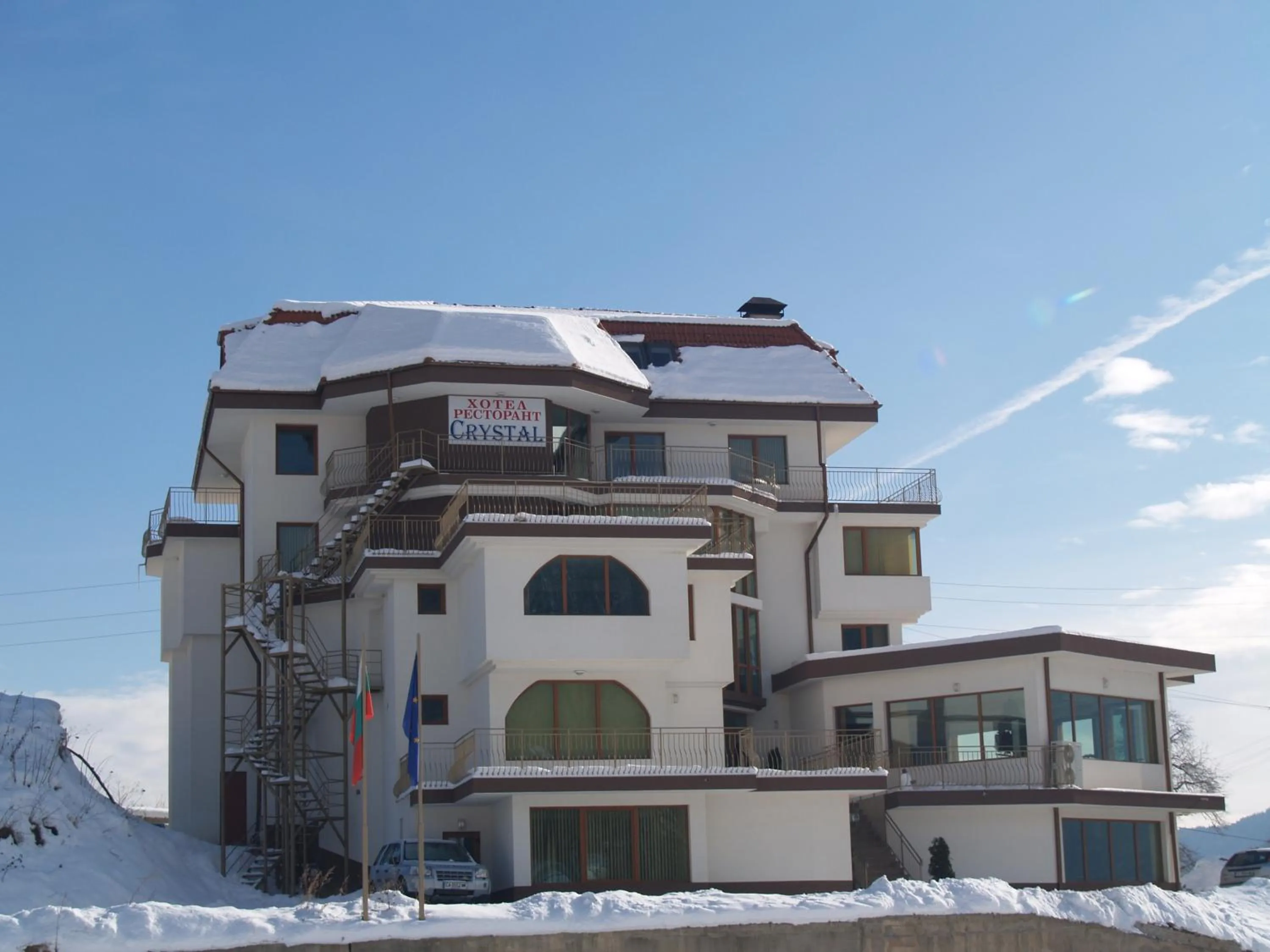 Bird's eye view in Семеен хотел Кристал