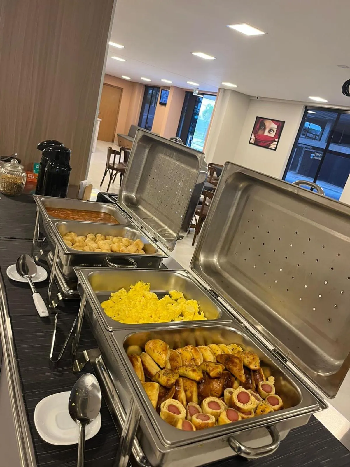 Buffet breakfast in Monte Libano Apart Hotel