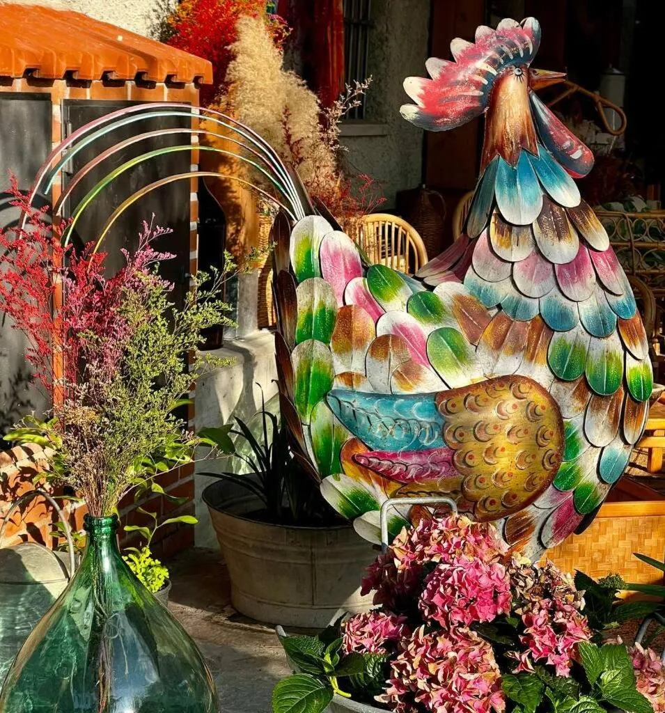 Decorative detail in Cascina Gazzeri Country House