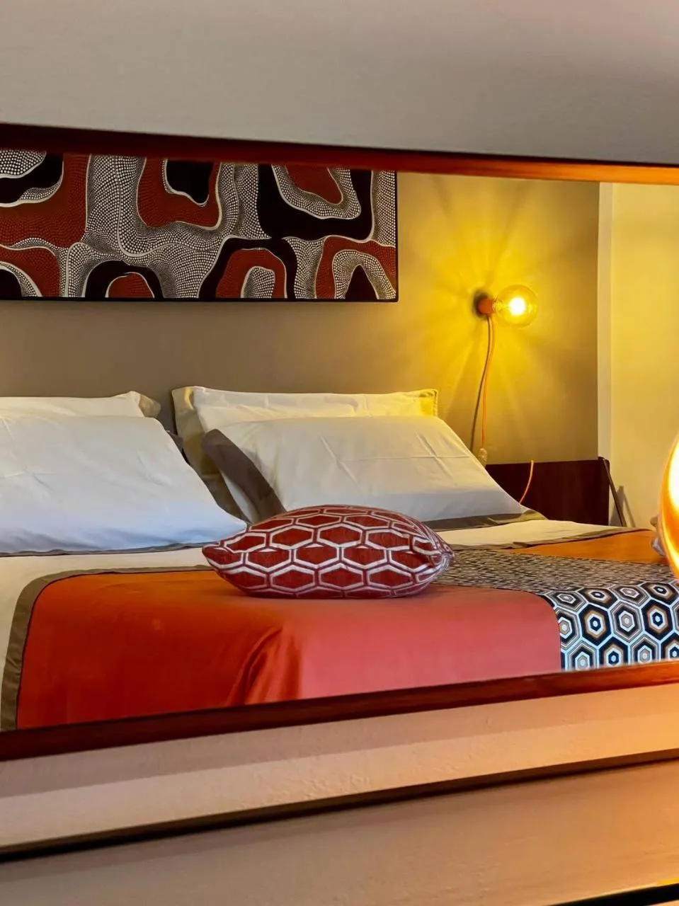 Bed in Cascina Gazzeri Country House